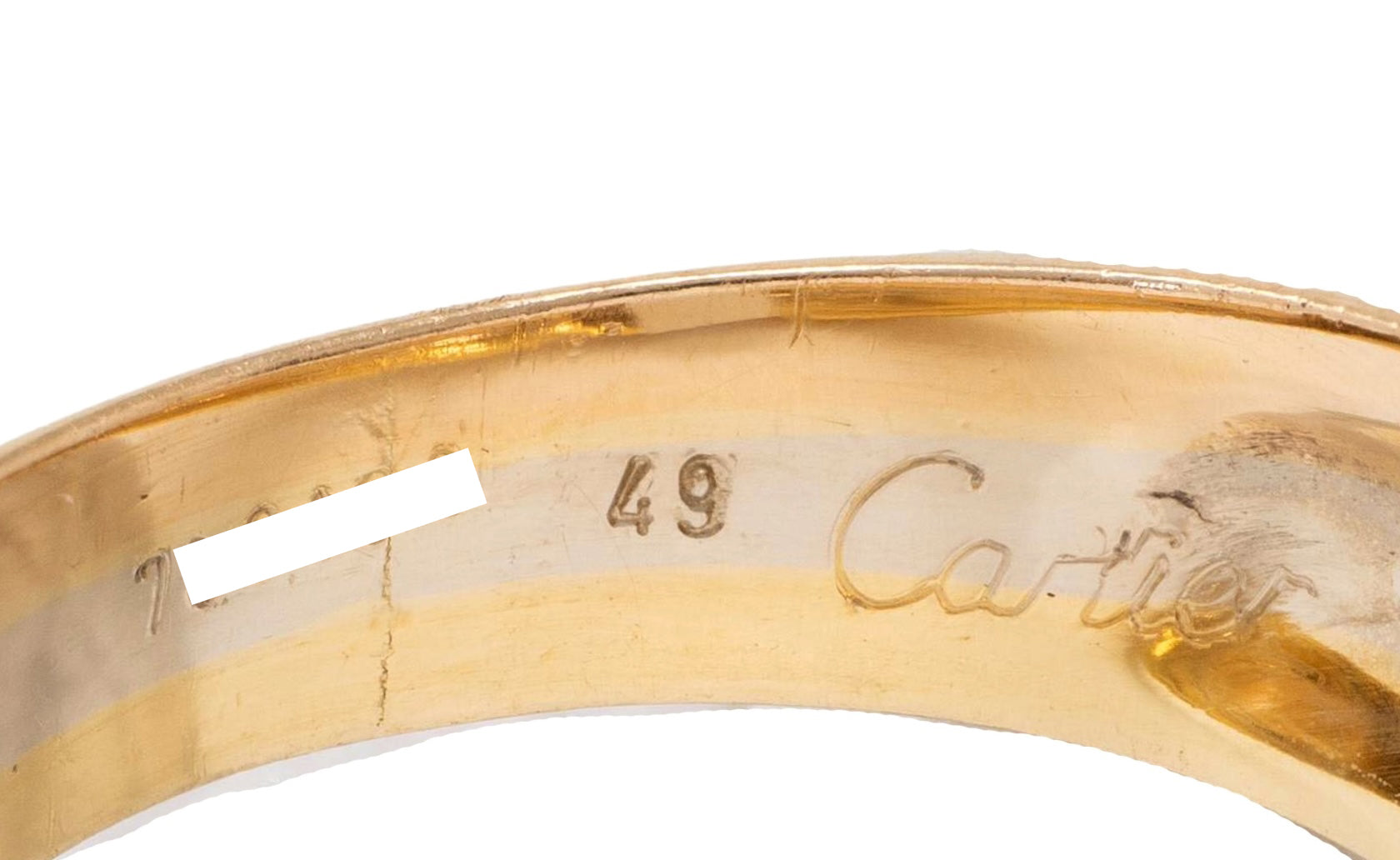 Cartier 1980's Diamond 18 Karat Two-Tone Yellow White Gold Vintage Bow Ring