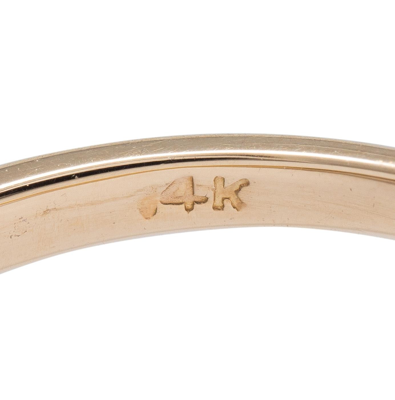 Retro 1.28 CTW Old Mine Diamond 14K Gold Vintage Floral Engagement Ring