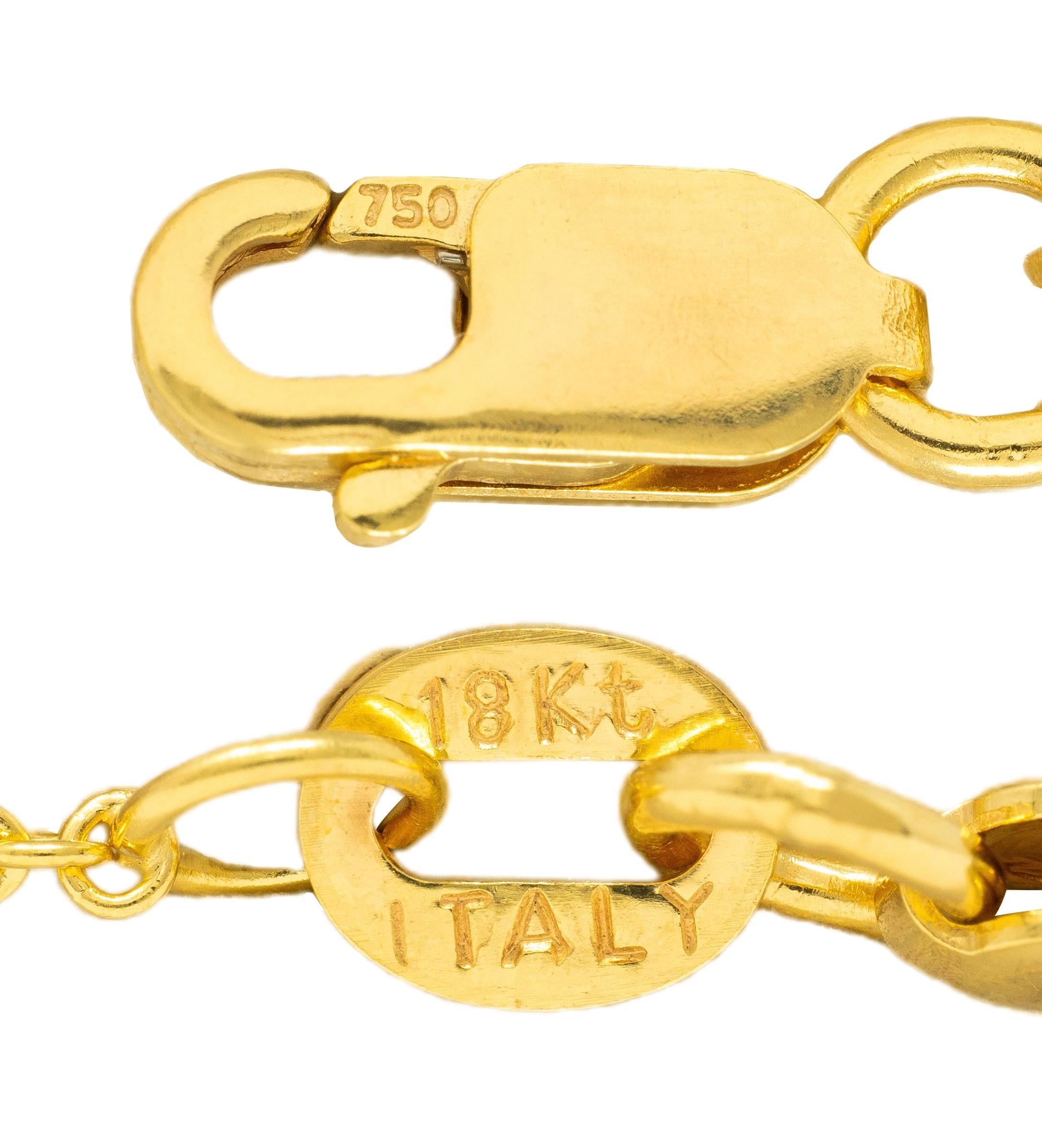 Vintage Yellow Gold 707 Plane Pendant Fringe Airplane Necklace