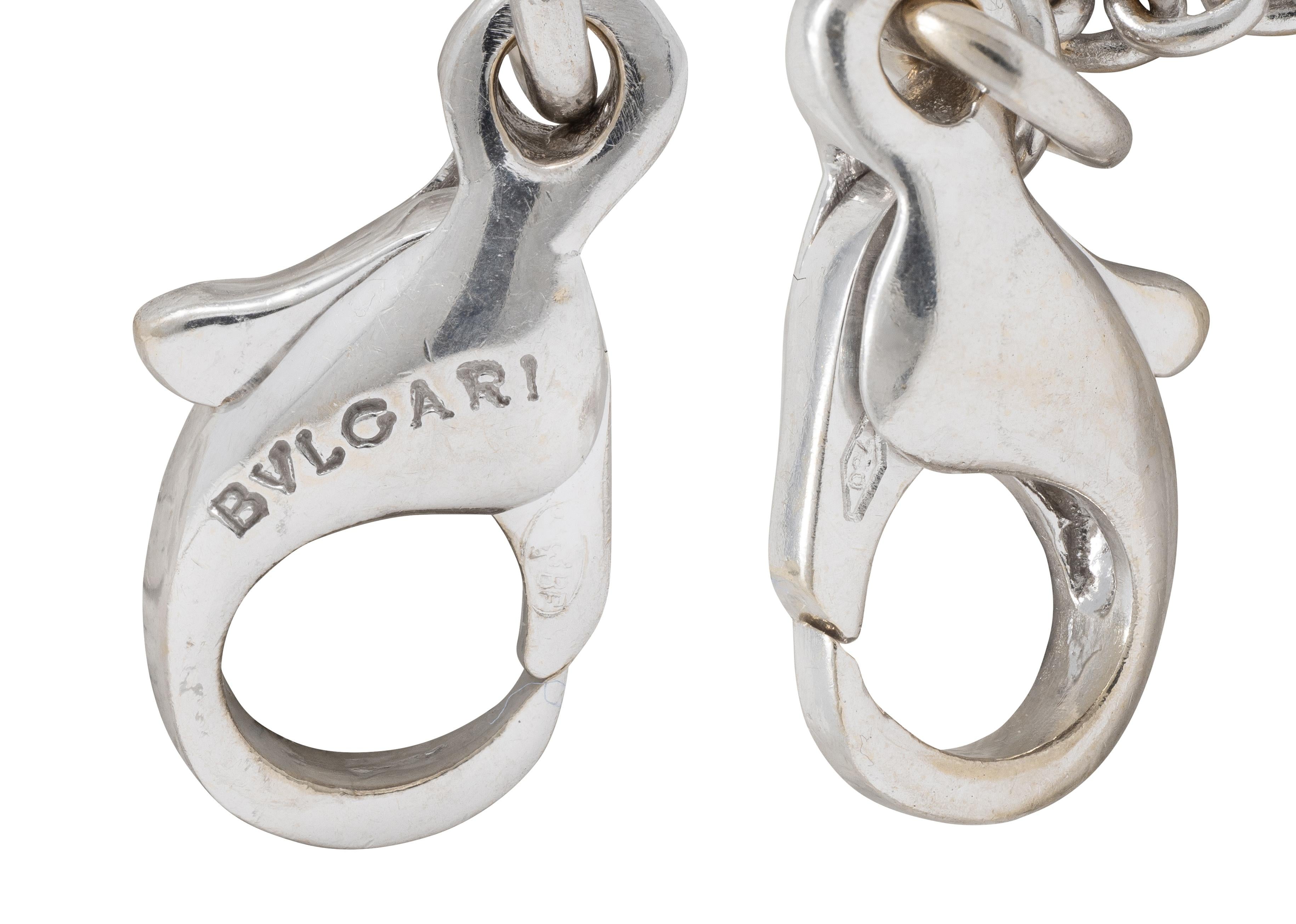 Bulgari Contemporary 18 Karat White Gold Astrale Cherchi Pendant Necklace