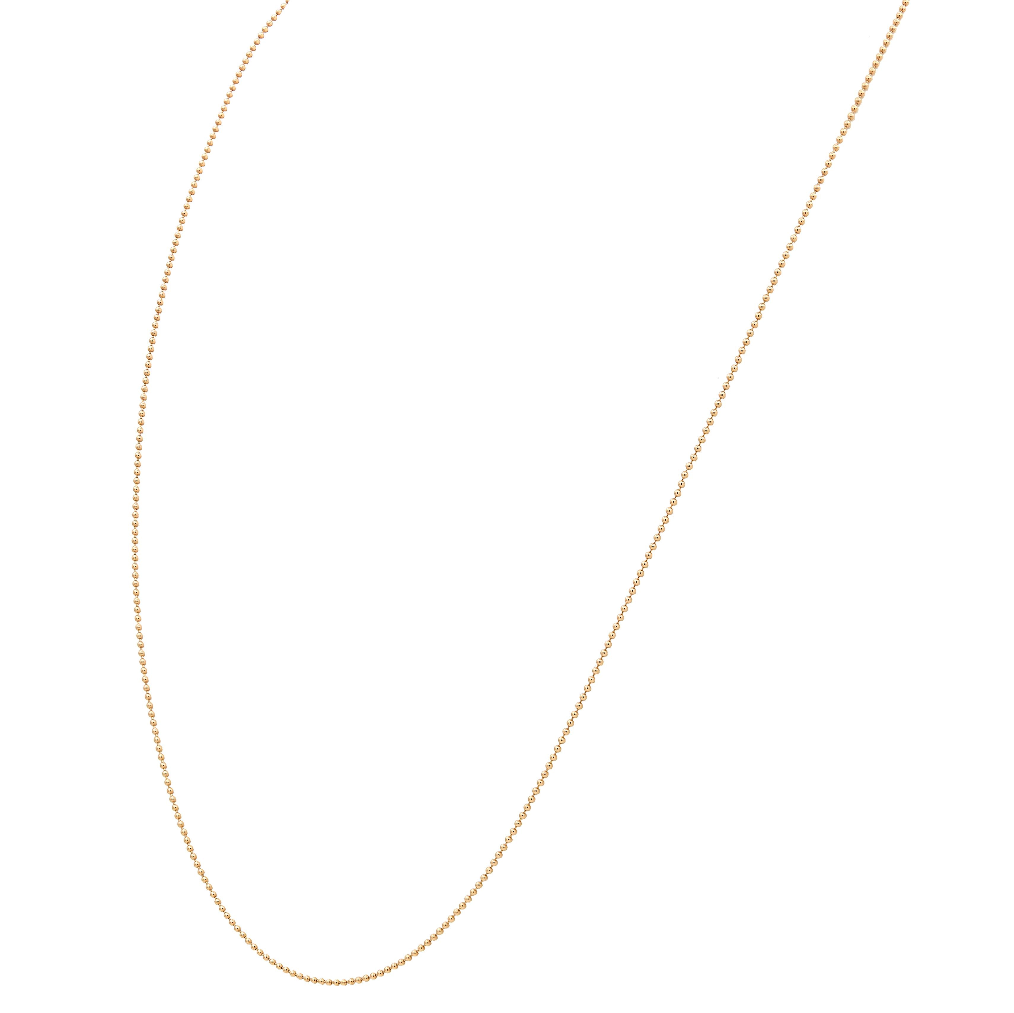 Tiffany & Co. 18 Karat Rose Gold 20 Inch Ball Chain Necklace