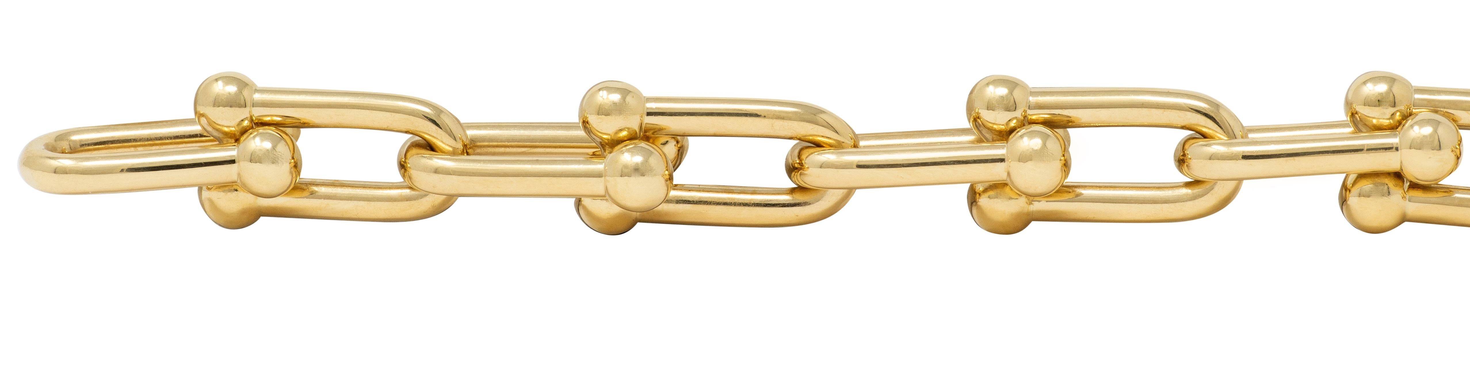 Tiffany & Co. Contemporary 18 Karat Yellow Gold Large Hardware Bracelet