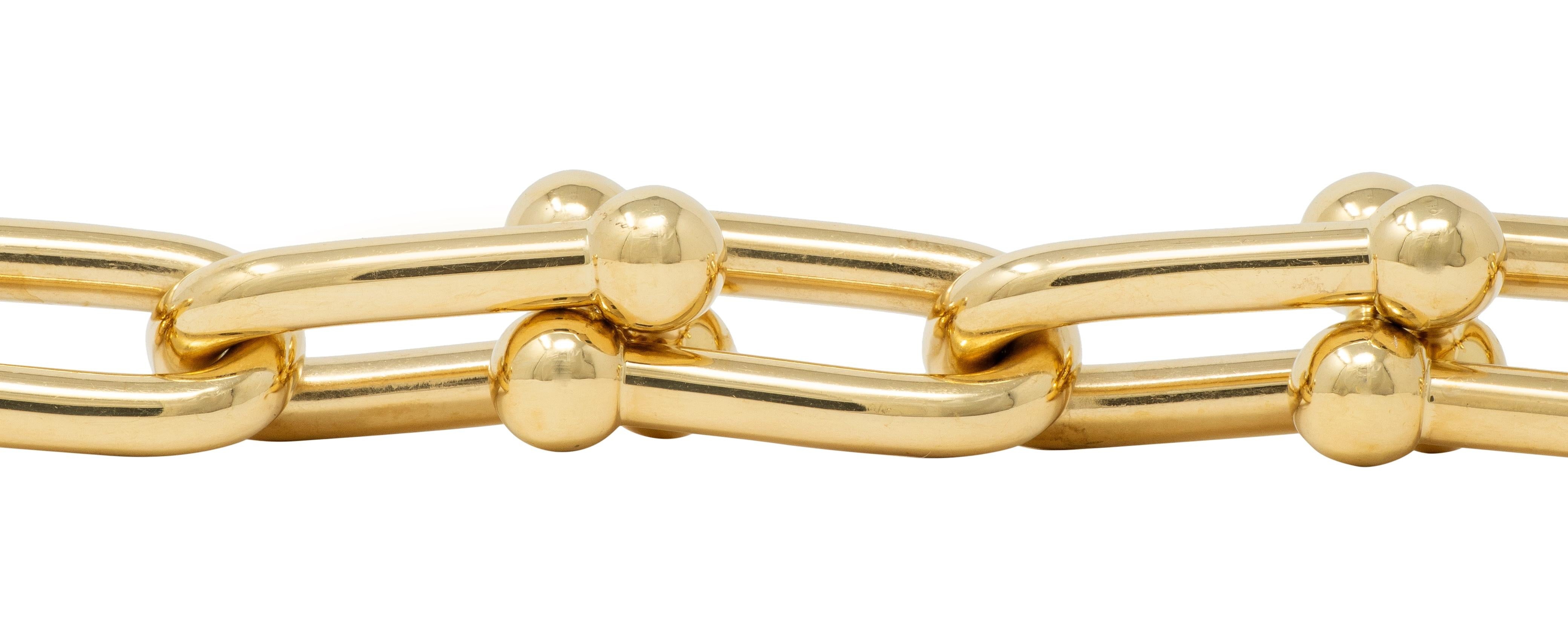 Tiffany & Co. Contemporary 18 Karat Yellow Gold Large Hardware Bracelet
