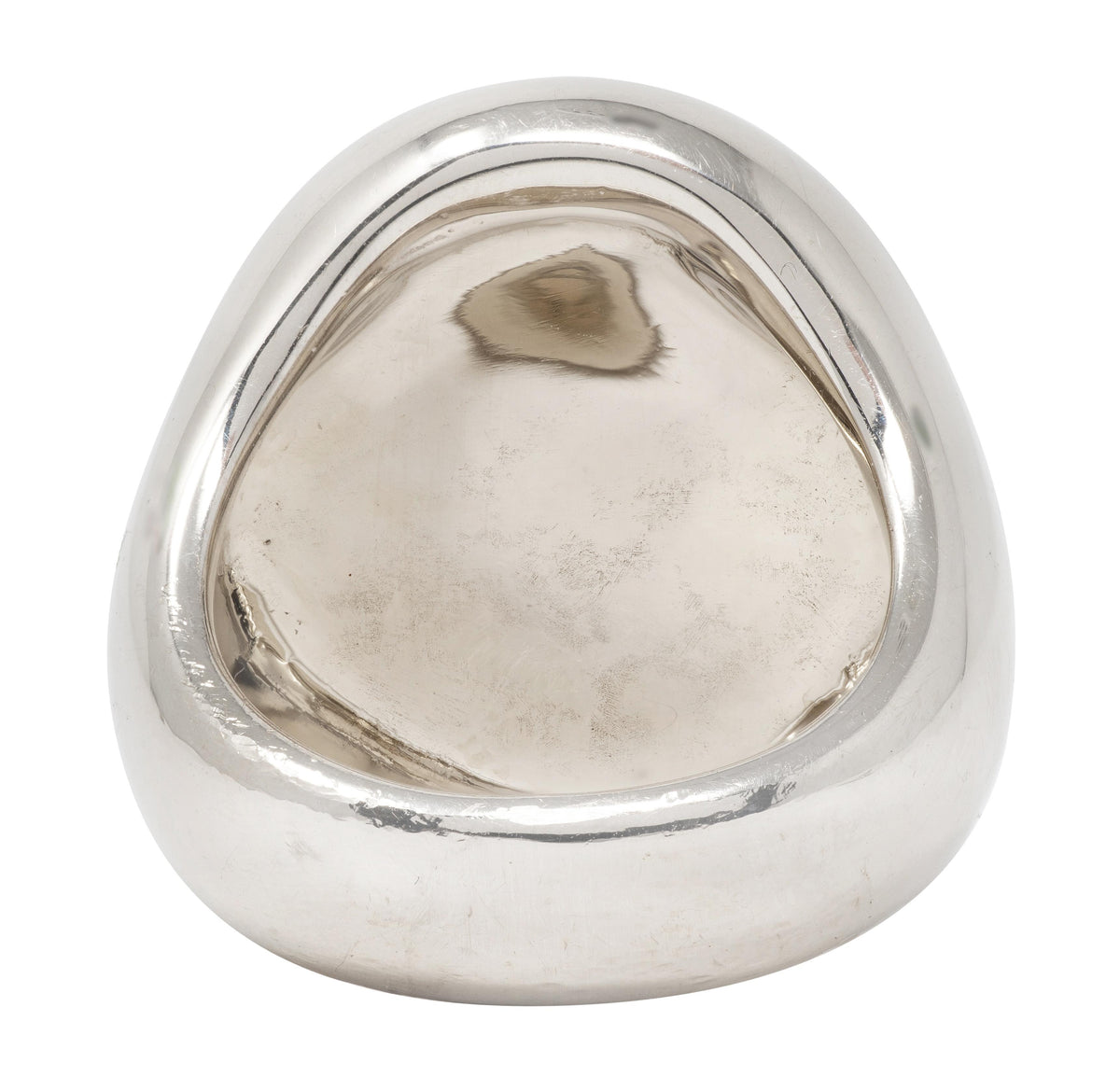 Pomellato 2000's Aquamarine Diamond 18 Karat White Gold Mosaique Statement Ring