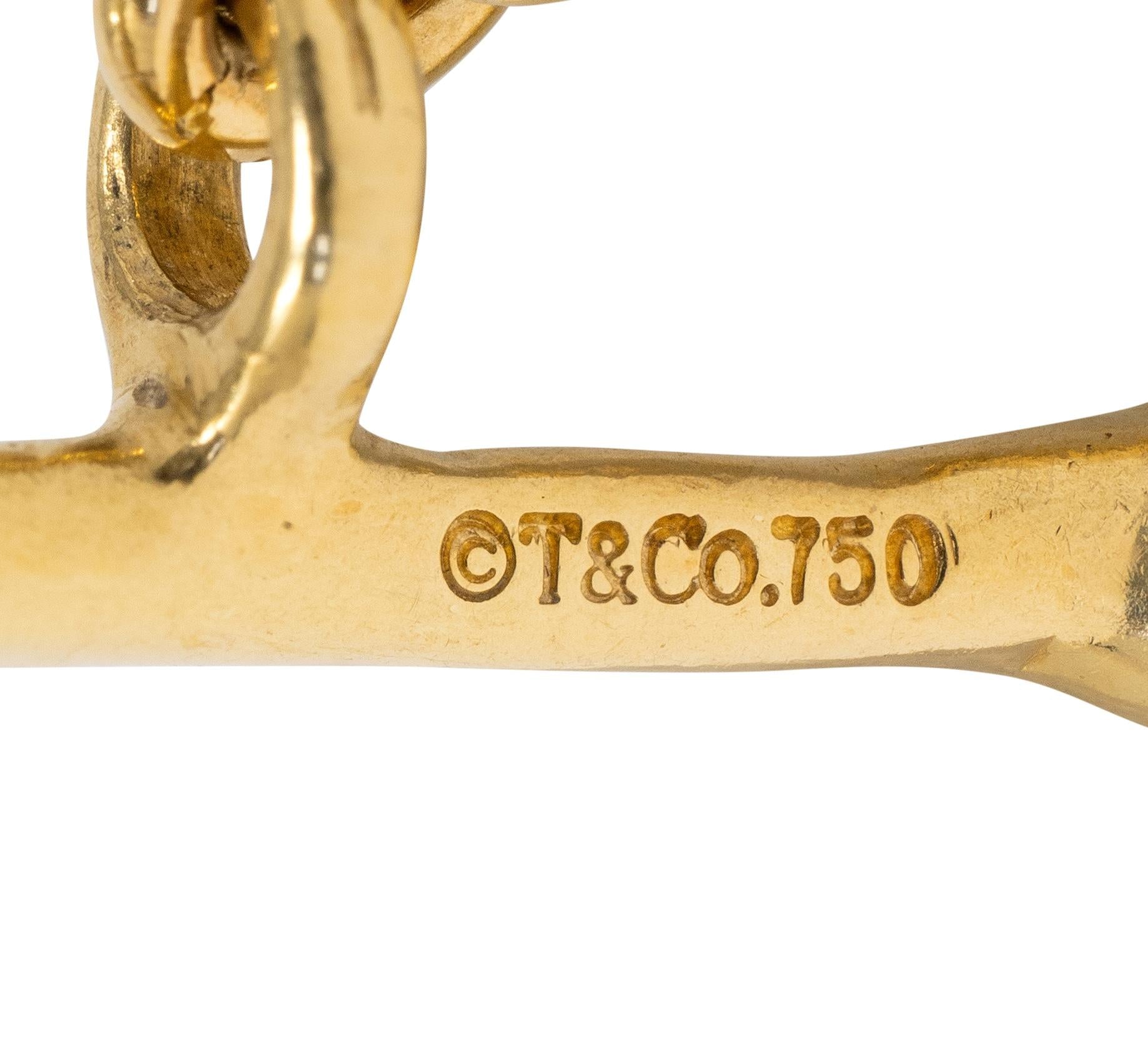 Tiffany & Co. 2000's Rainbow Moonstone 18 Karat Yellow Gold Bezel Link Bracelet