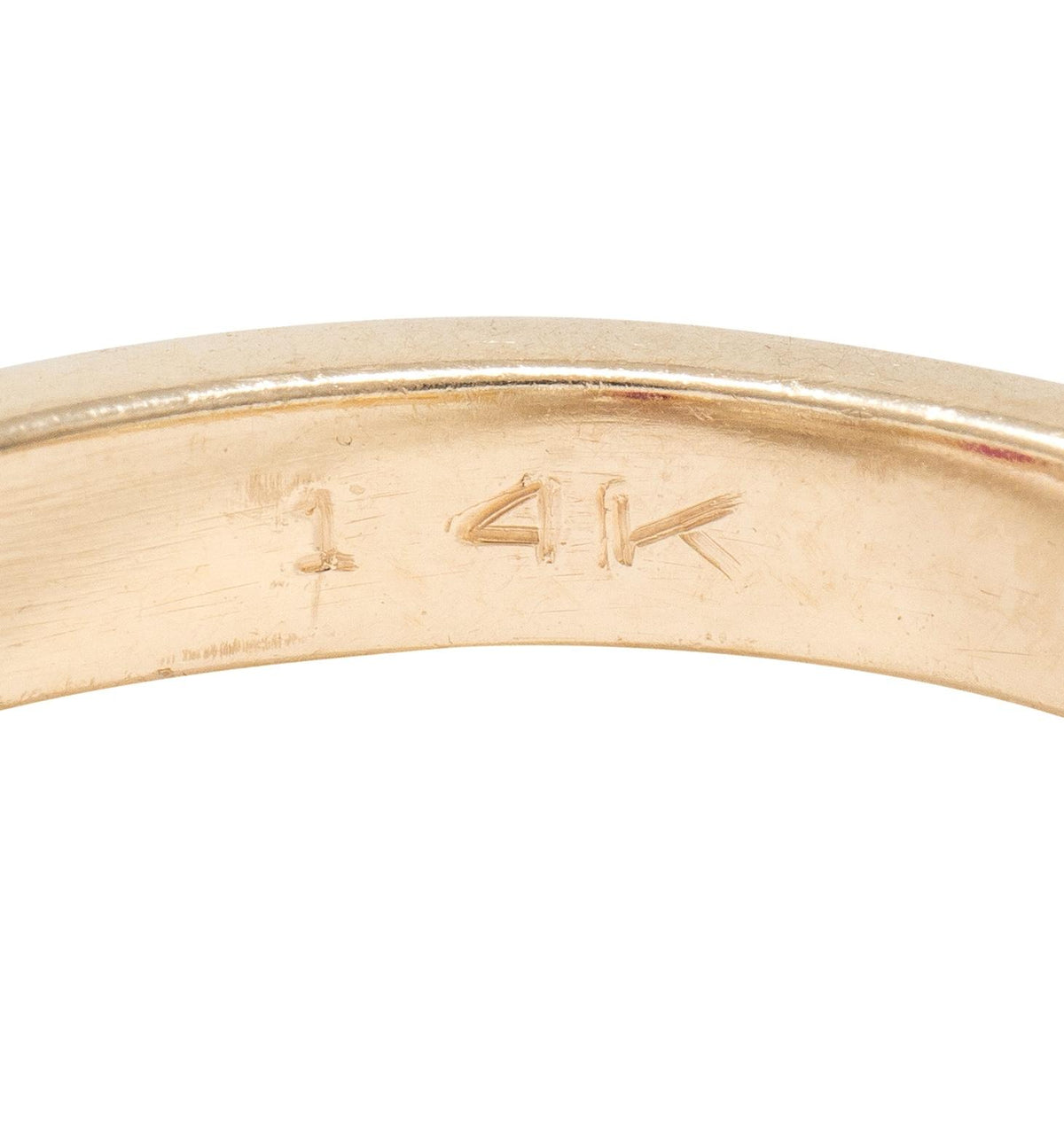 Victorian 3.62 CTW Ruby Old Mine Cut Diamond 14K Gold Antique Band Ring