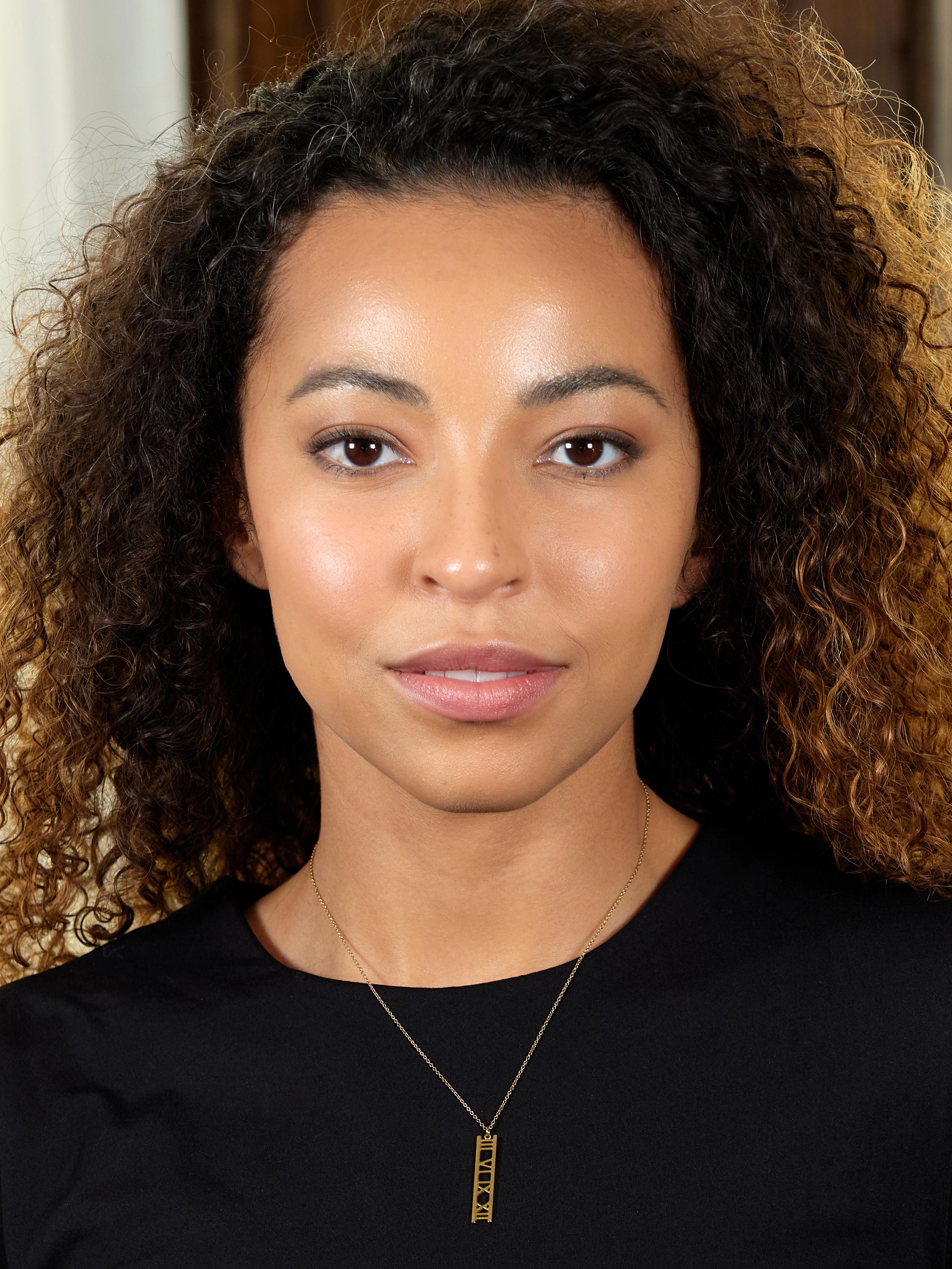 Tiffany & Co. Contemporary 18 Karat Yellow Gold Atlas Bar Pendant Necklace