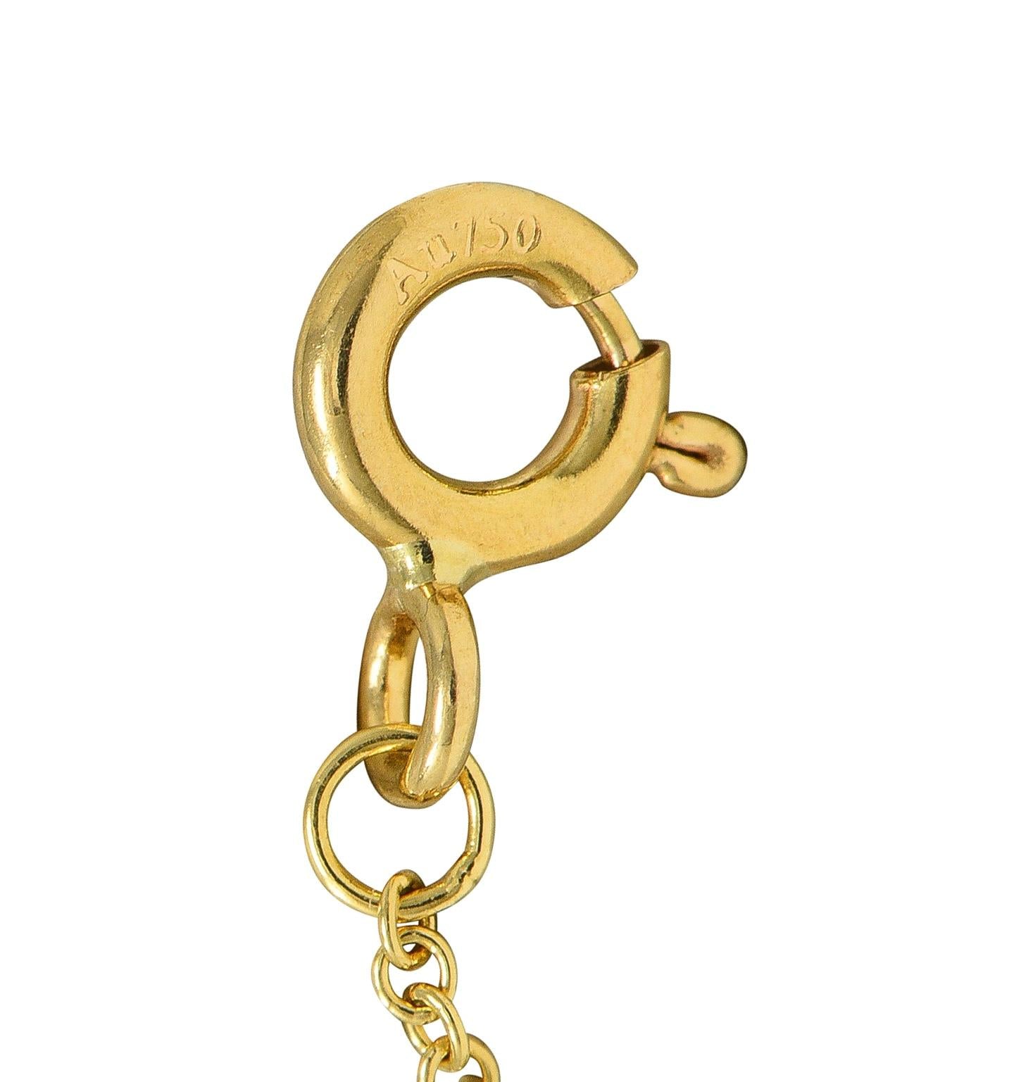 Paloma Picasso Tiffany & Co. 18K Yellow Gold Double Loving Hearts Necklace