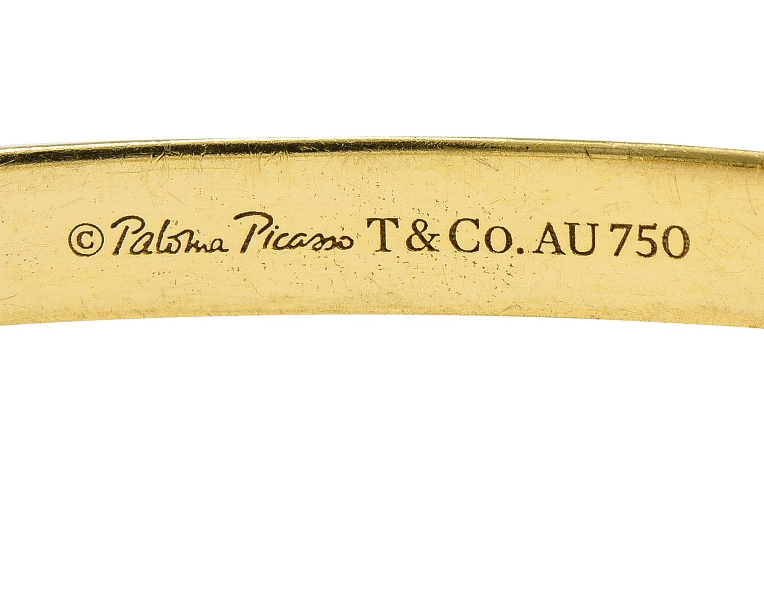 Paloma Picasso Tiffany & Co. 18K Gold Vintage Melody Rolling Bangle Bracelet