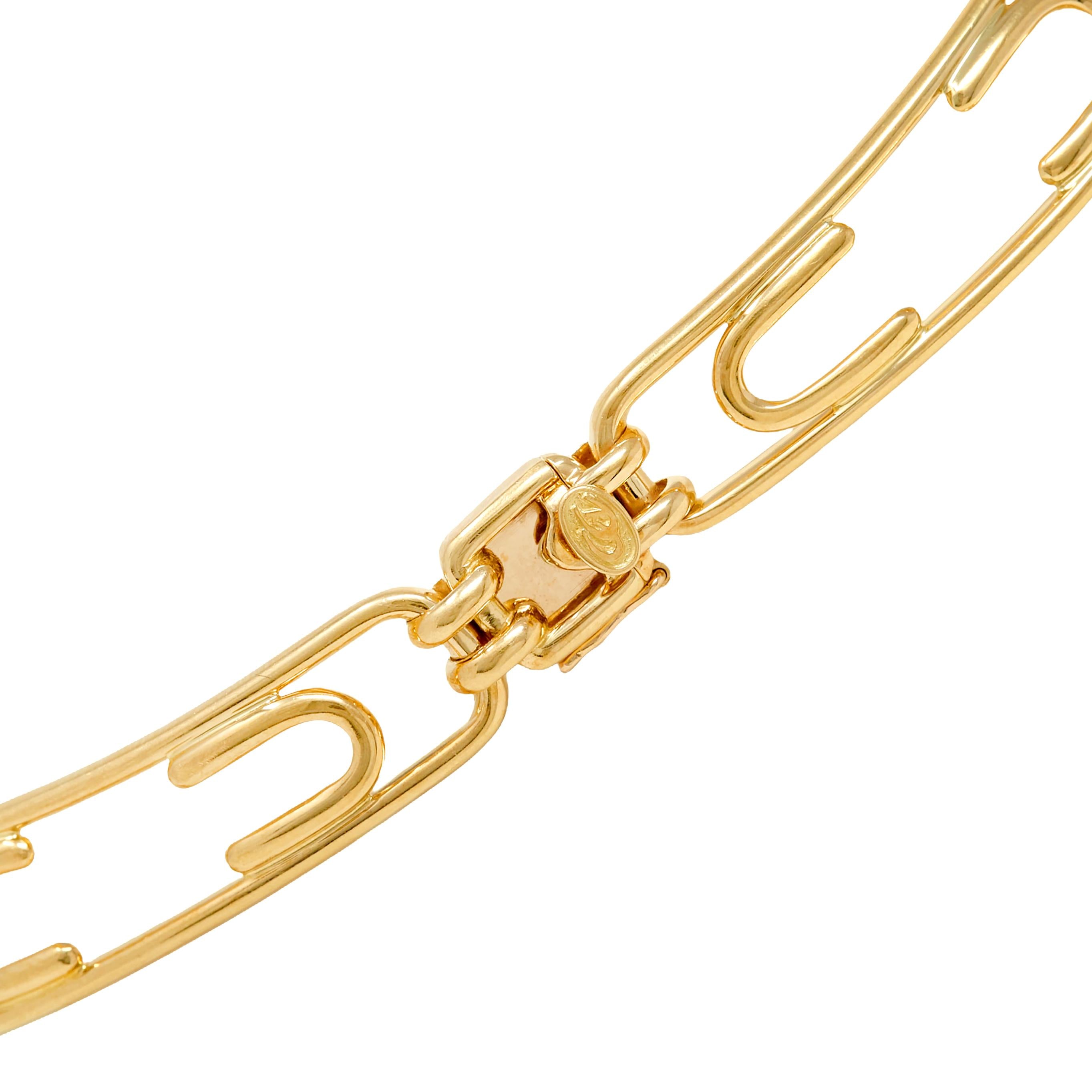 Carrera y Carrera 18 Karat Yellow Gold Vintage Elephant Animal Collar Necklace