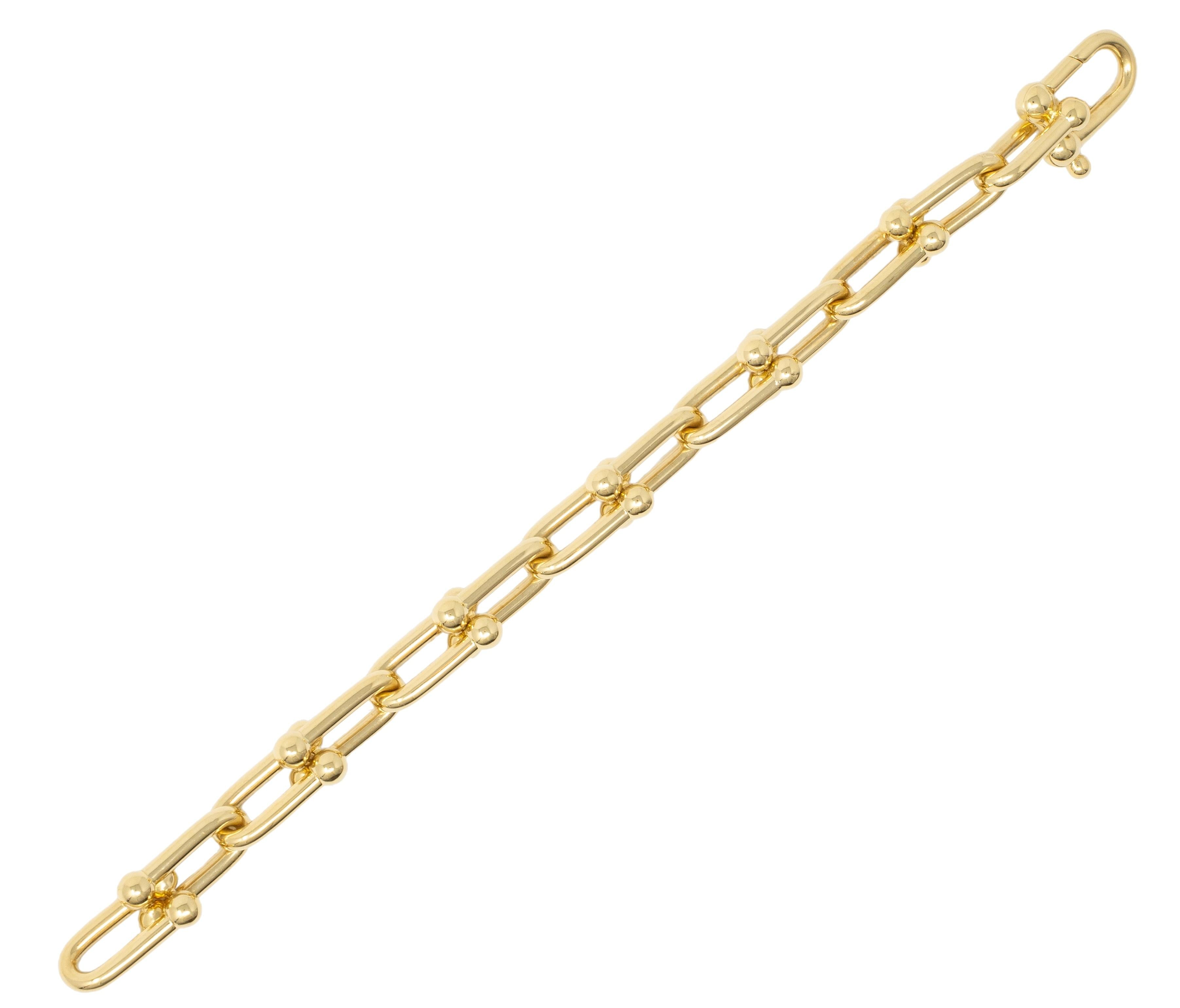 Tiffany & Co. Contemporary 18 Karat Yellow Gold Large Hardware Bracelet