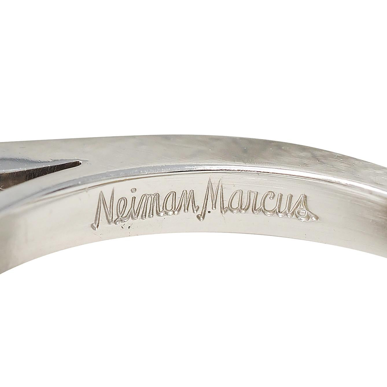 Neiman Marcus 26.40 CTW NH Ceylon Yellow Sapphire Diamond Platinum 18K Gold Ring