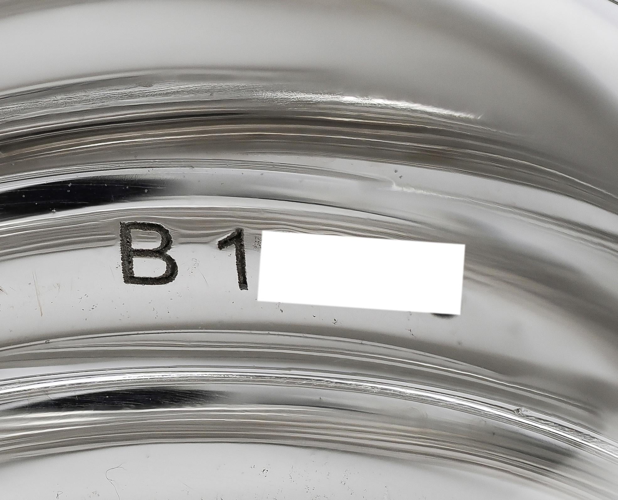 De Grisogono Contemporary 18 Karat White Gold Domed Allegra Band Ring