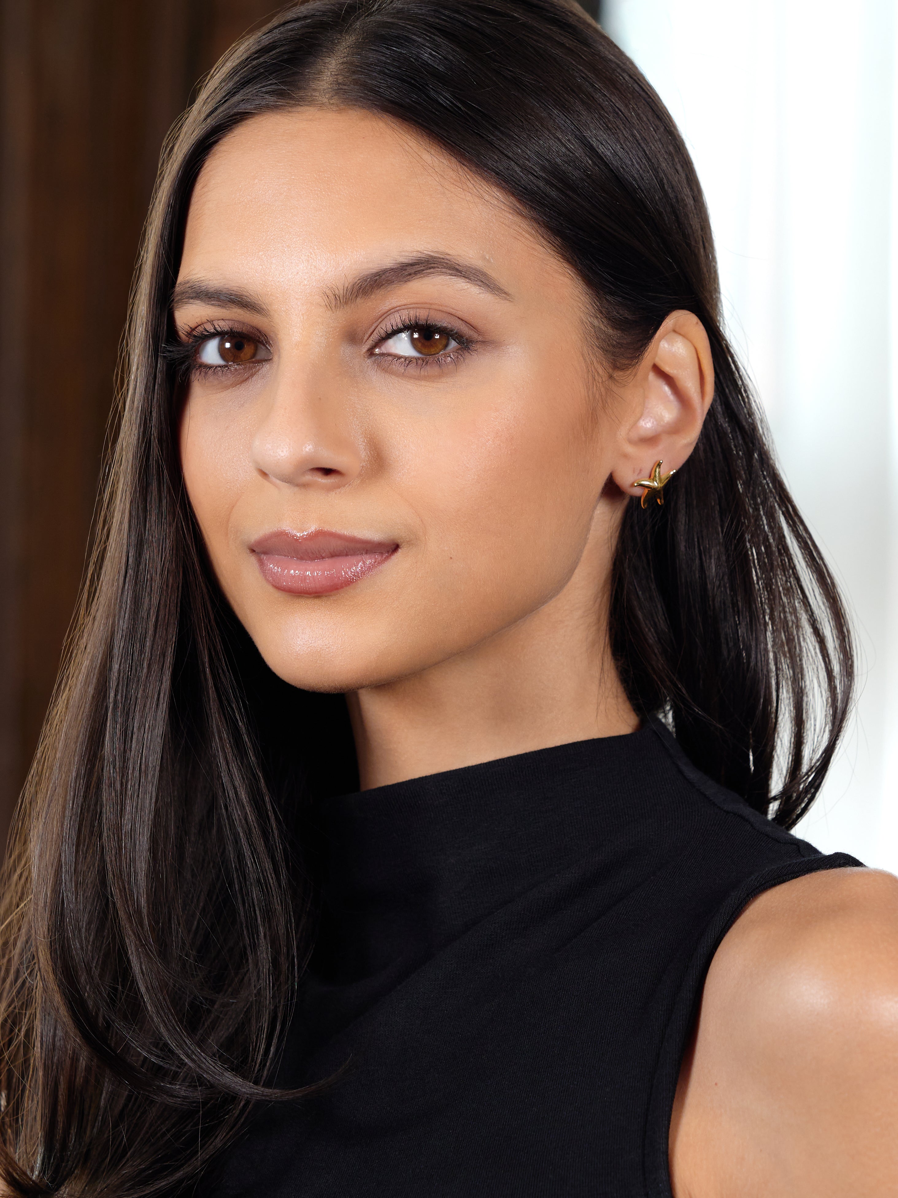 Elsa Peretti Tiffany & Co. 1990's 18 Karat Yellow Gold Vintage Starfish Stud Earrings