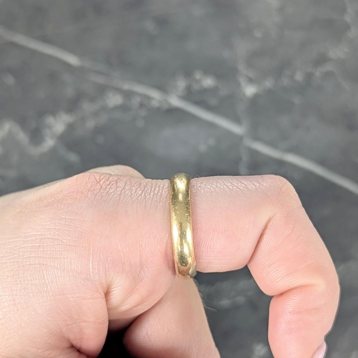 Tiffany & Co. 1983 18 Karat Yellow Gold Vintage Forever Unisex Wedding Band Ring