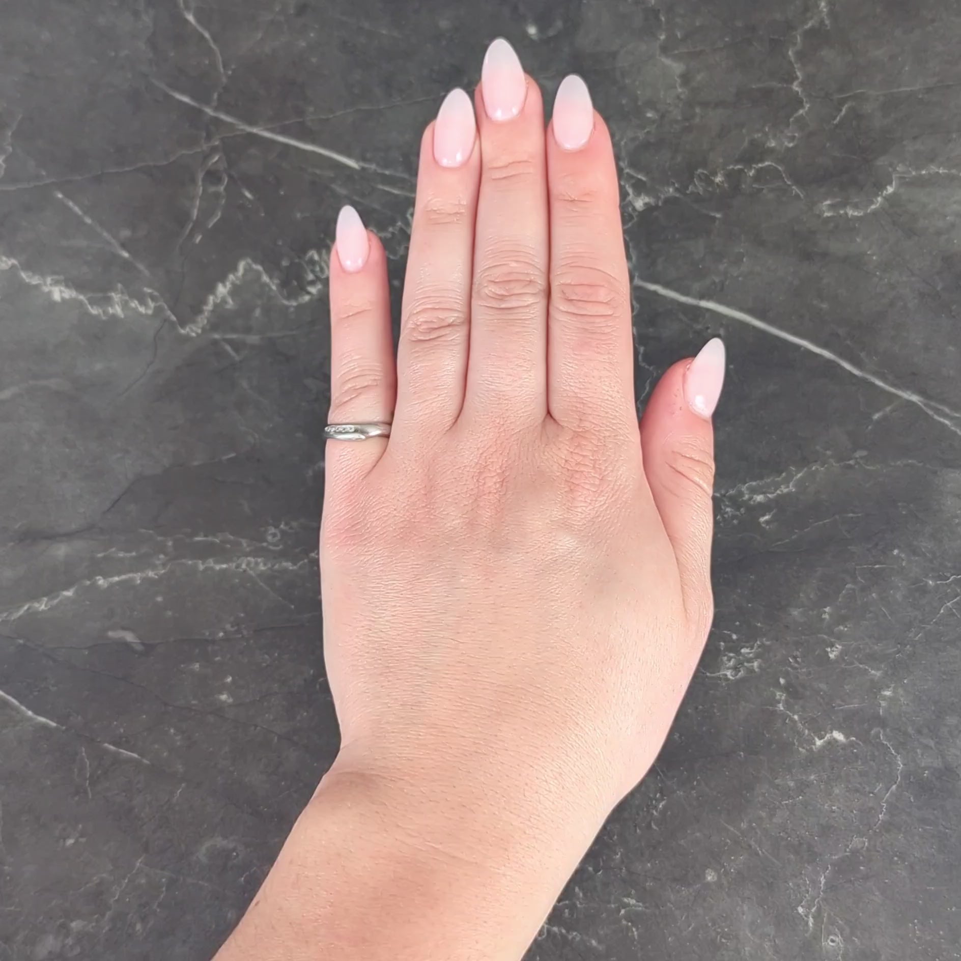 Elsa Peretti Tiffany & Co. 2020 Diamond Platinum Contour Open Heart Band Ring