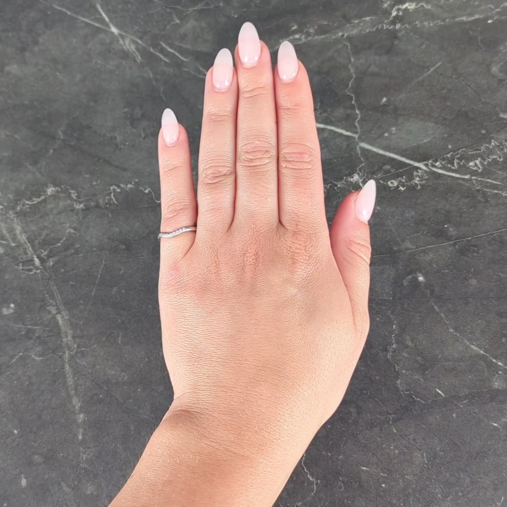 Elsa Peretti Tiffany & Co. Diamond Platinum Vintage Contour Wedding Band Ring