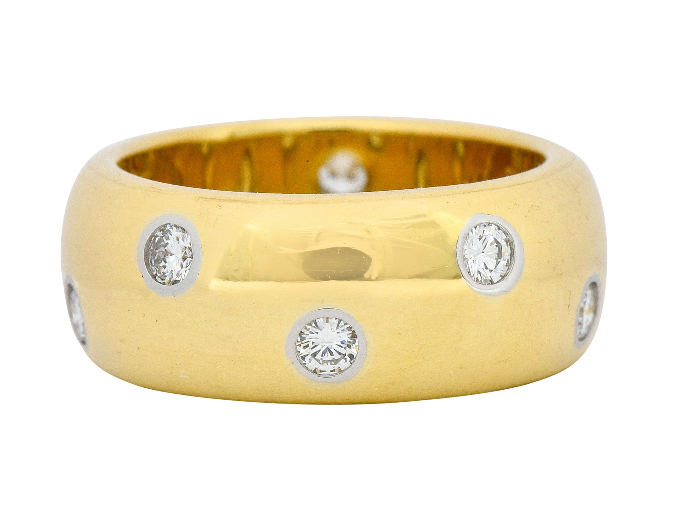 Tiffany & Co. 0.60 CTW Diamond 18 Karat Gold Etoile Band Ring - Wilson's Estate Jewelry