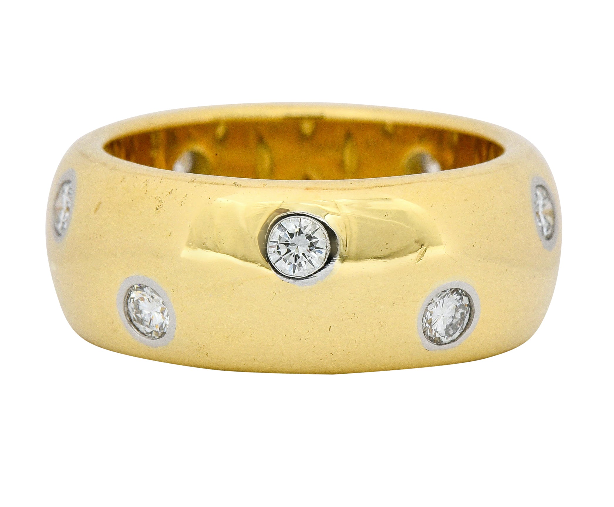Tiffany & Co. 0.60 CTW Diamond 18 Karat Gold Etoile Band Ring - Wilson's Estate Jewelry