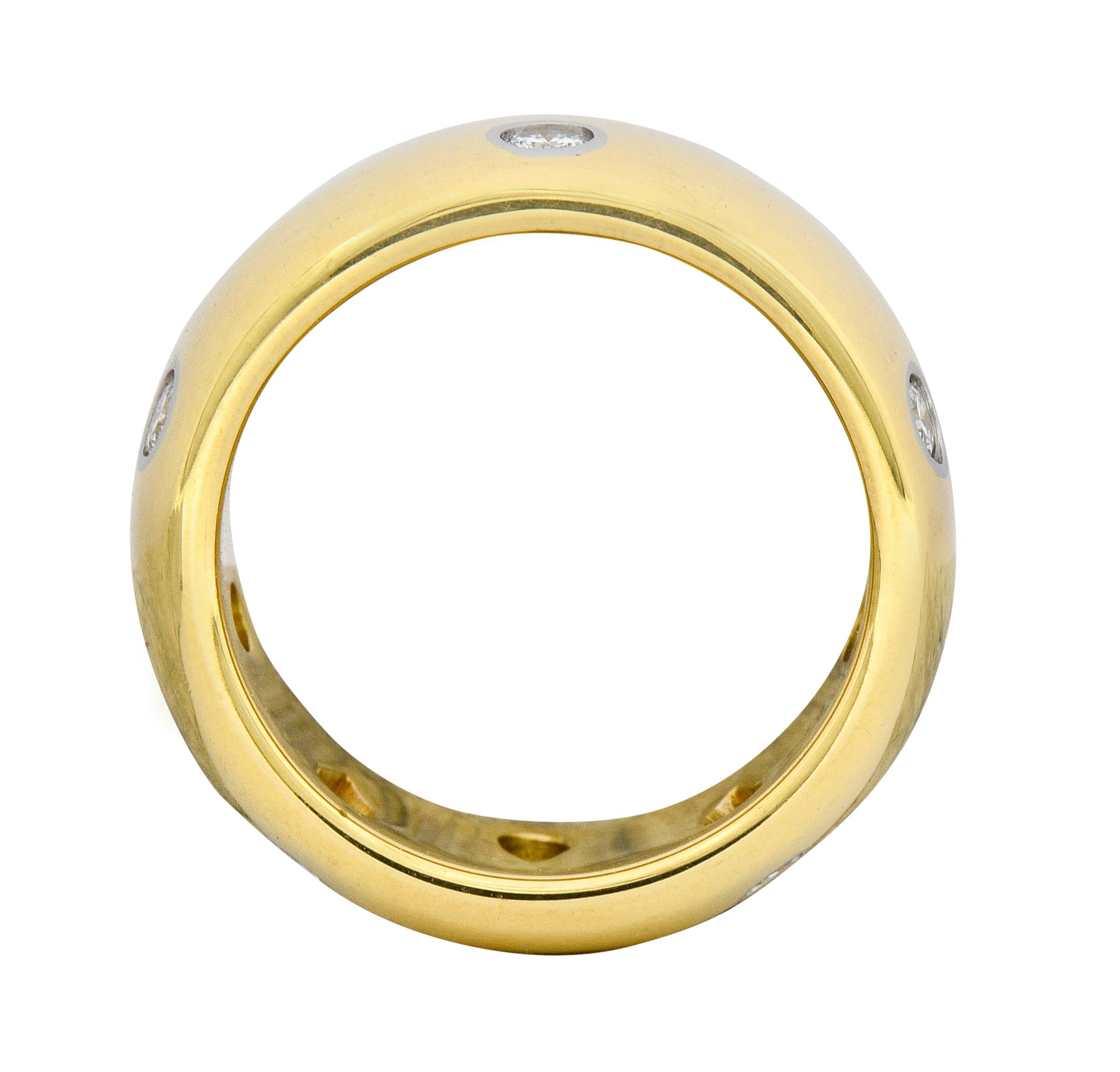 Tiffany & Co. 0.60 CTW Diamond 18 Karat Gold Etoile Band Ring - Wilson's Estate Jewelry