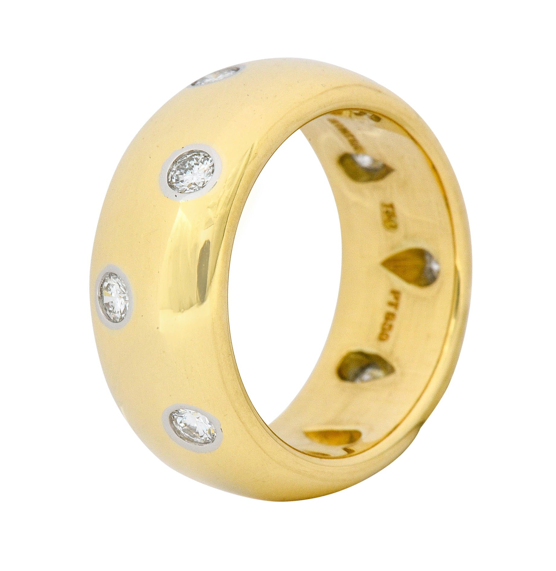 Tiffany & Co. 0.60 CTW Diamond 18 Karat Gold Etoile Band Ring - Wilson's Estate Jewelry