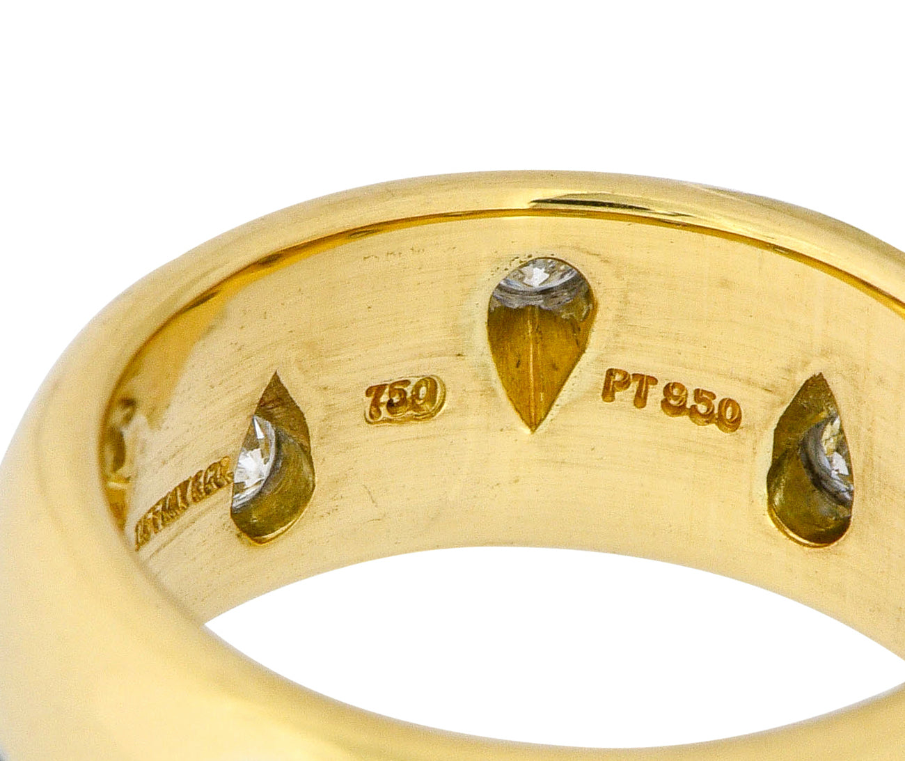 Tiffany & Co. 0.60 CTW Diamond 18 Karat Gold Etoile Band Ring - Wilson's Estate Jewelry