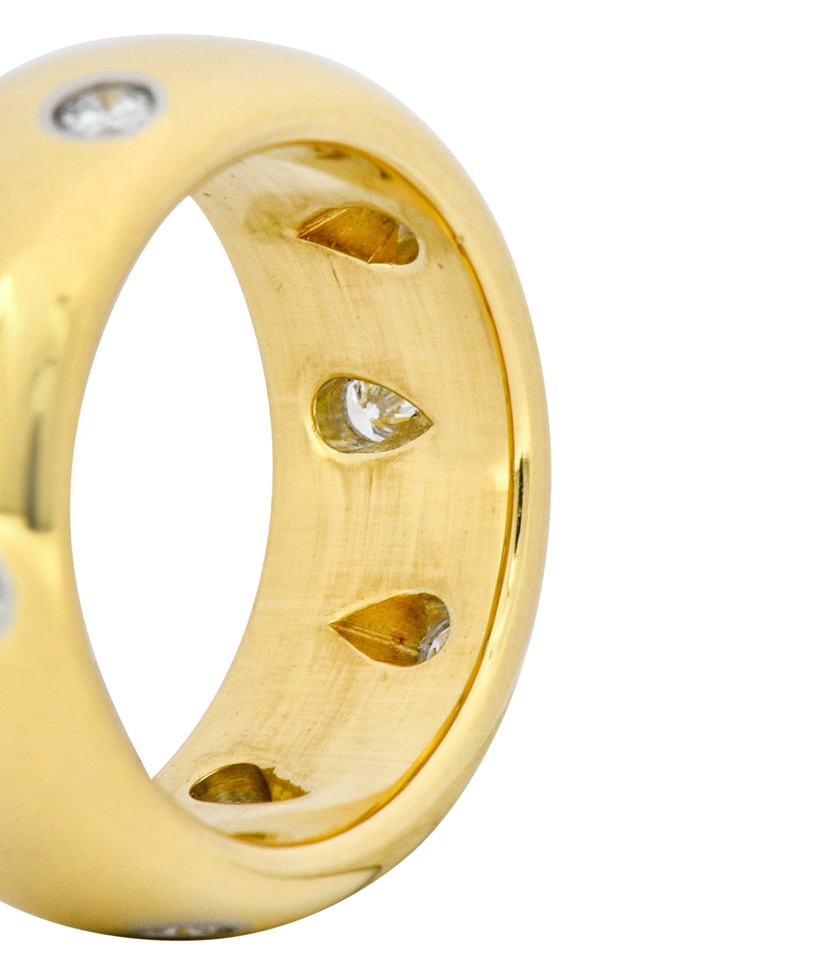 Tiffany & Co. 0.60 CTW Diamond 18 Karat Gold Etoile Band Ring - Wilson's Estate Jewelry
