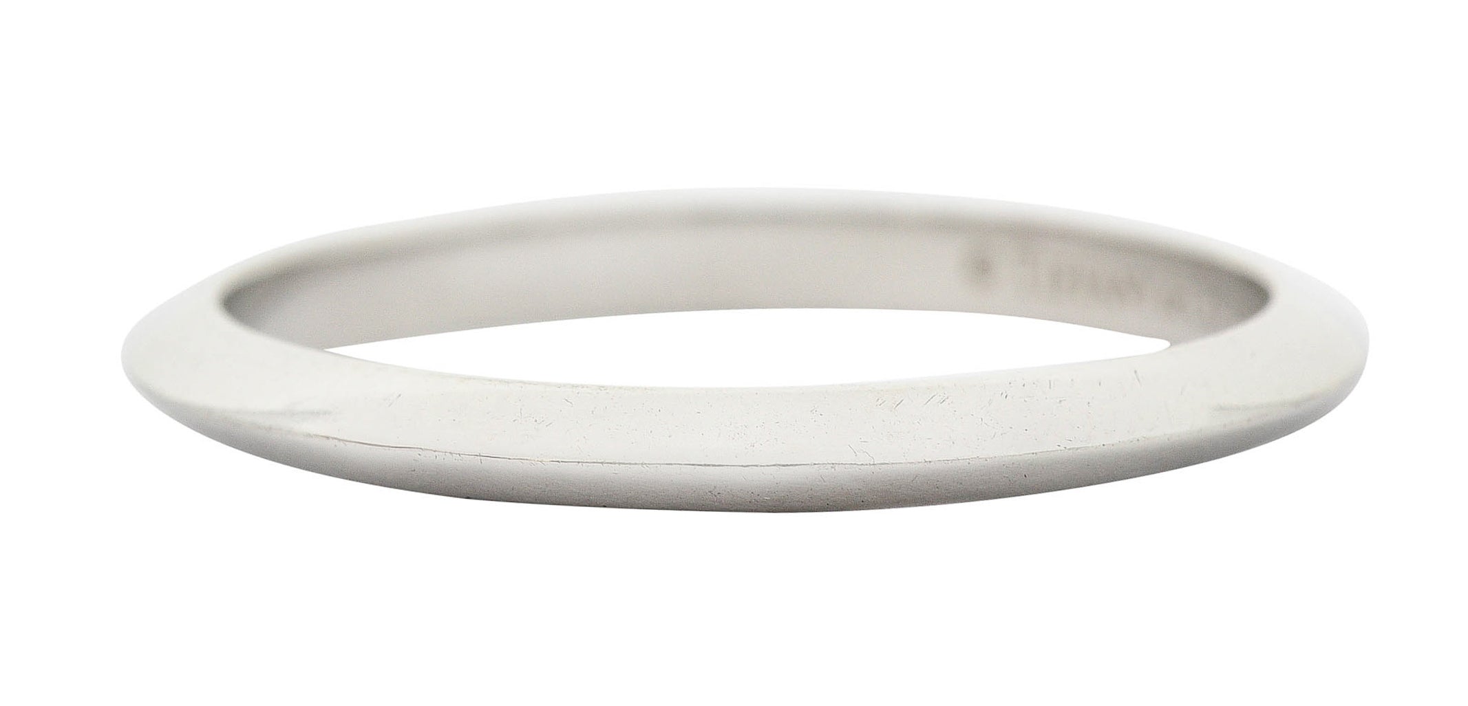 Tiffany & Co. Platinum Knife Edge Wedding Band RingRing - Wilson's Estate Jewelry