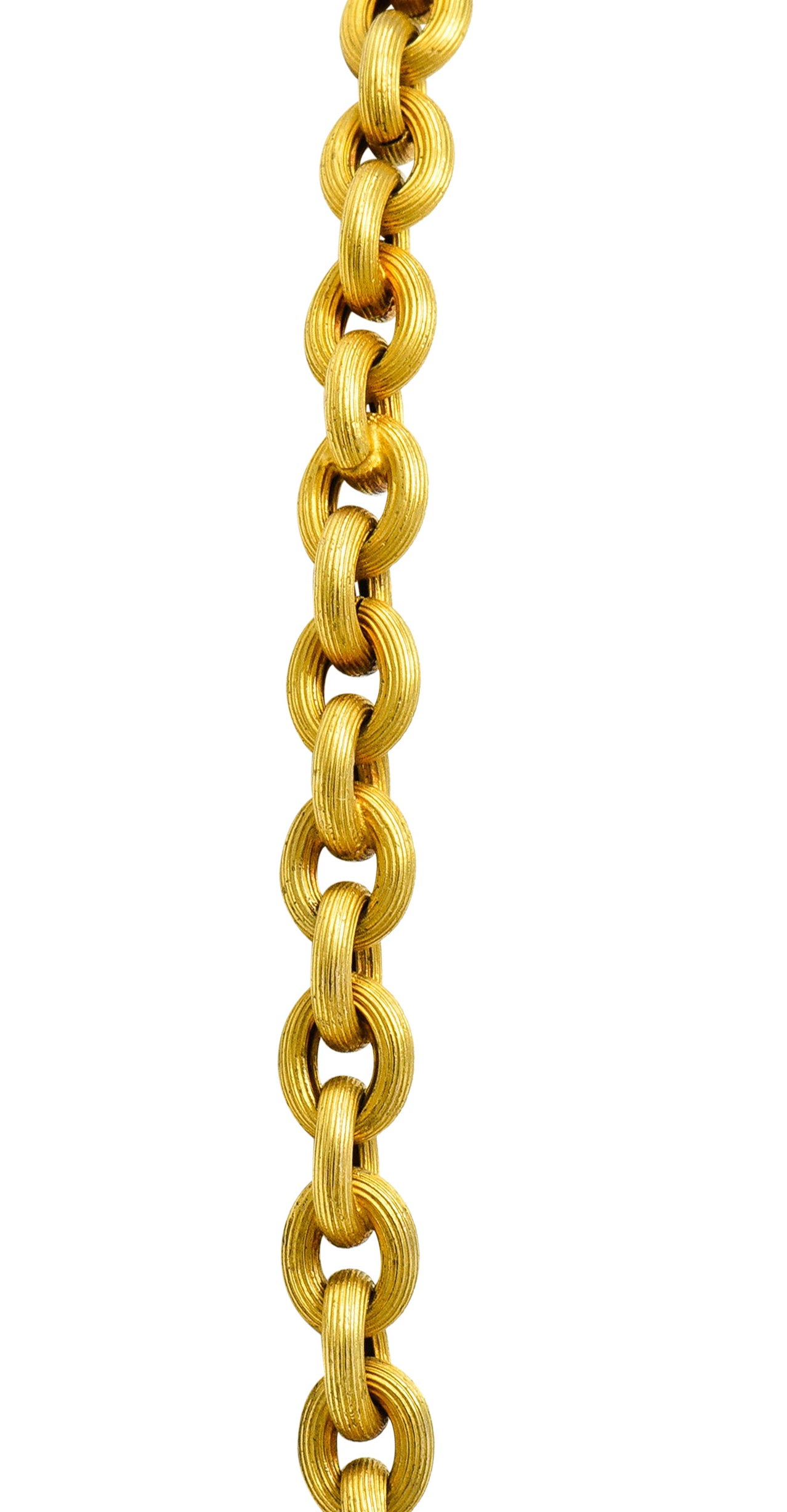 Victorian 18 Karat Gold 19 Inch Cable Chain NecklaceNecklace - Wilson's Estate Jewelry