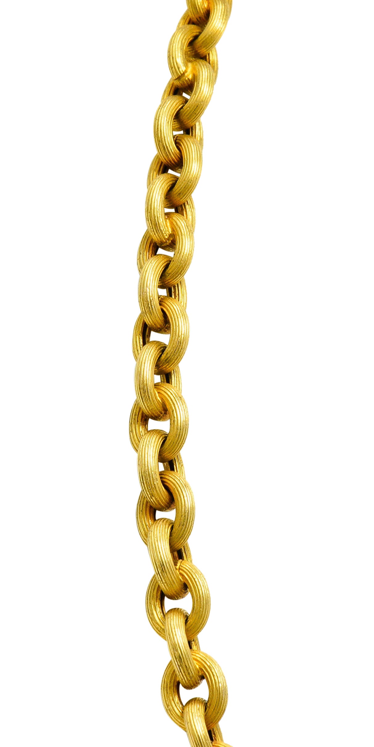 Victorian 18 Karat Gold 19 Inch Cable Chain NecklaceNecklace - Wilson's Estate Jewelry