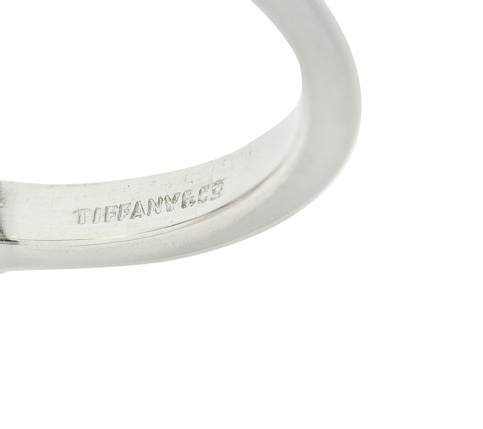 Tiffany & Co. 4.28 CTW Asscher Diamond Platinum Engagement RingRing - Wilson's Estate Jewelry