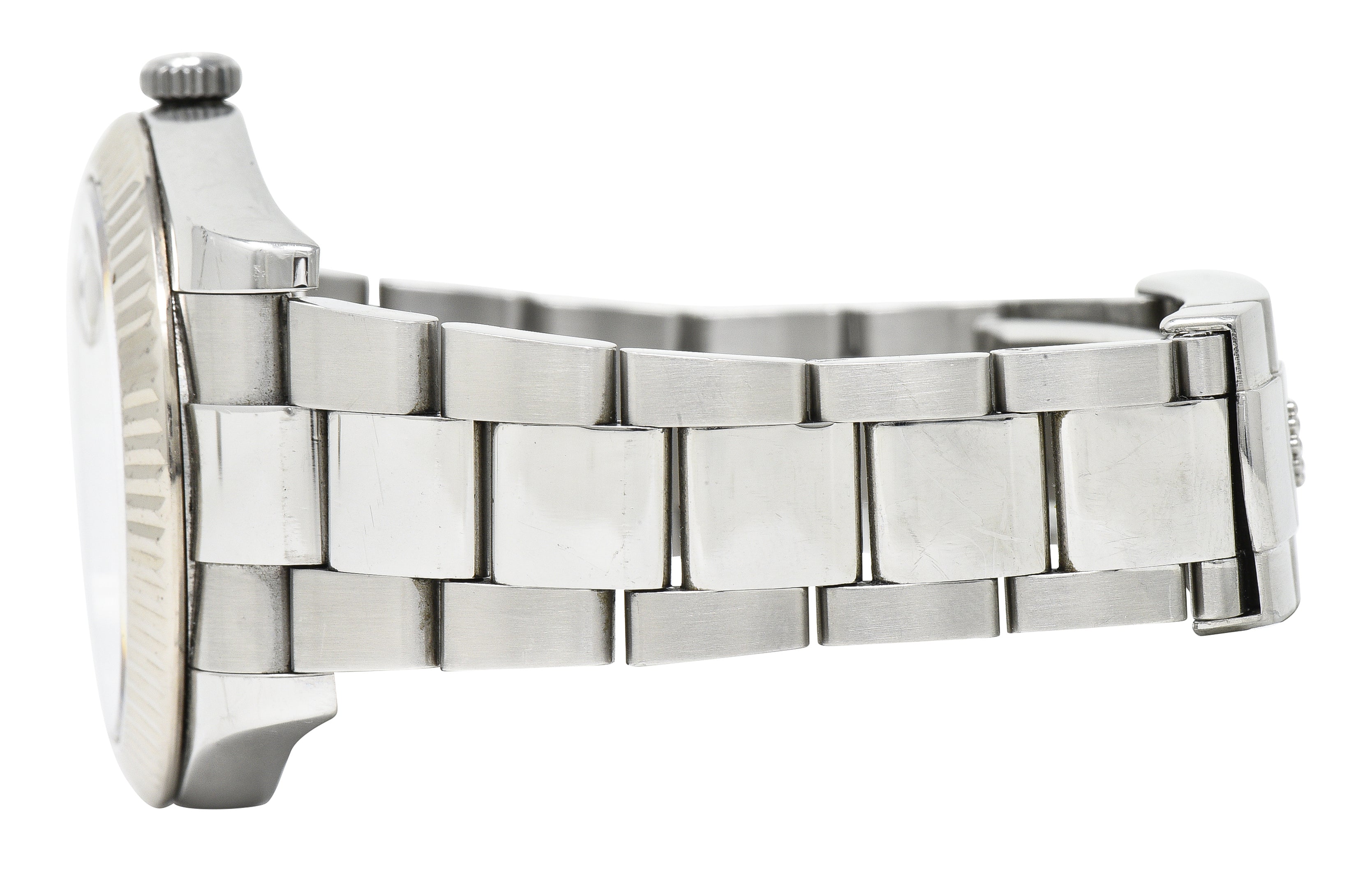 Rolex Datejust II 116334 41mm Automatic 18 Karat White Gold Steel Watch