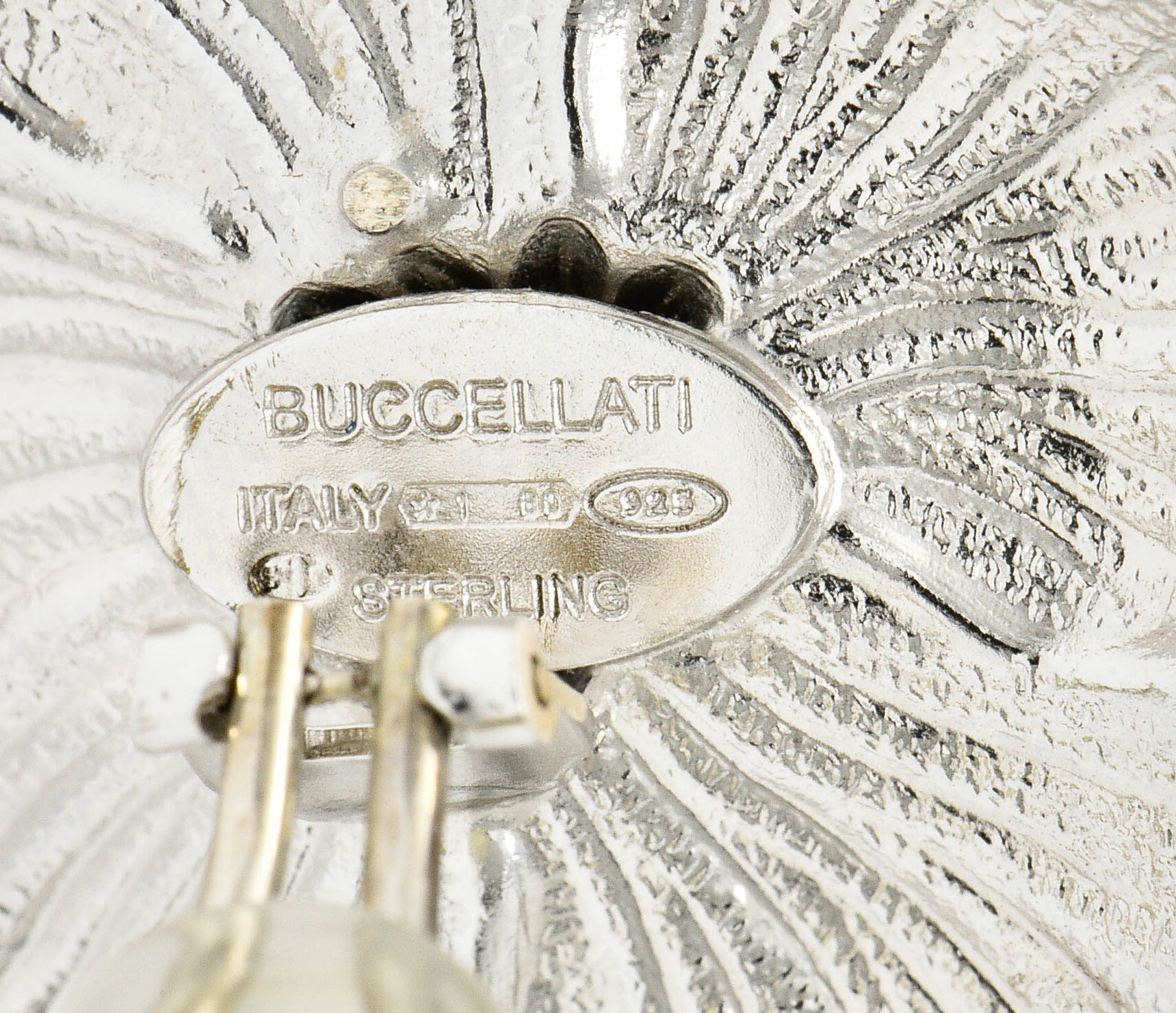 Buccellati Sterling Silver Vermeil Gardenia Blossom Ear-Clip EarringsEarrings - Wilson's Estate Jewelry