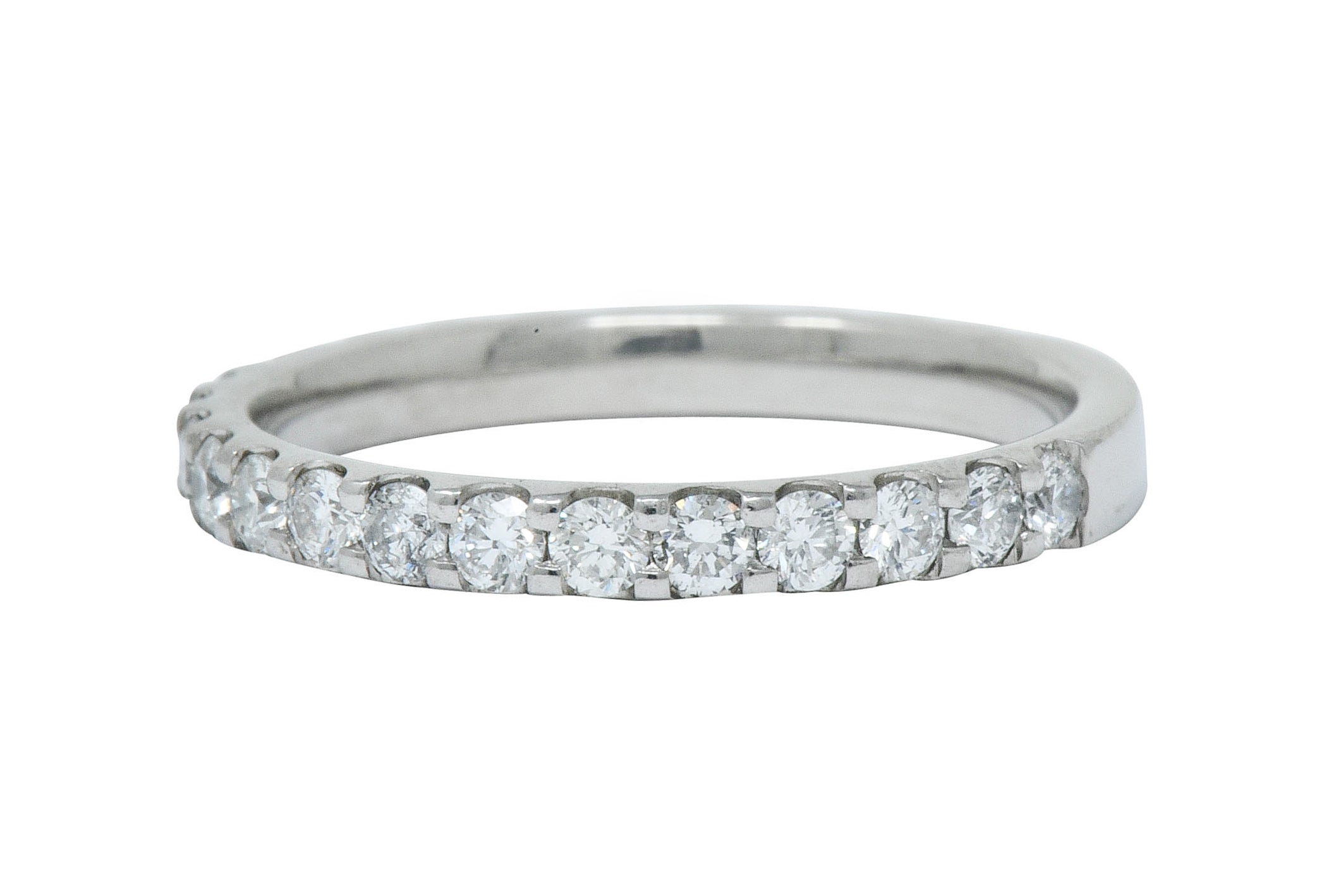 Contemporary .75 CTW Diamond Platinum Anniversary Band RingRing - Wilson's Estate Jewelry
