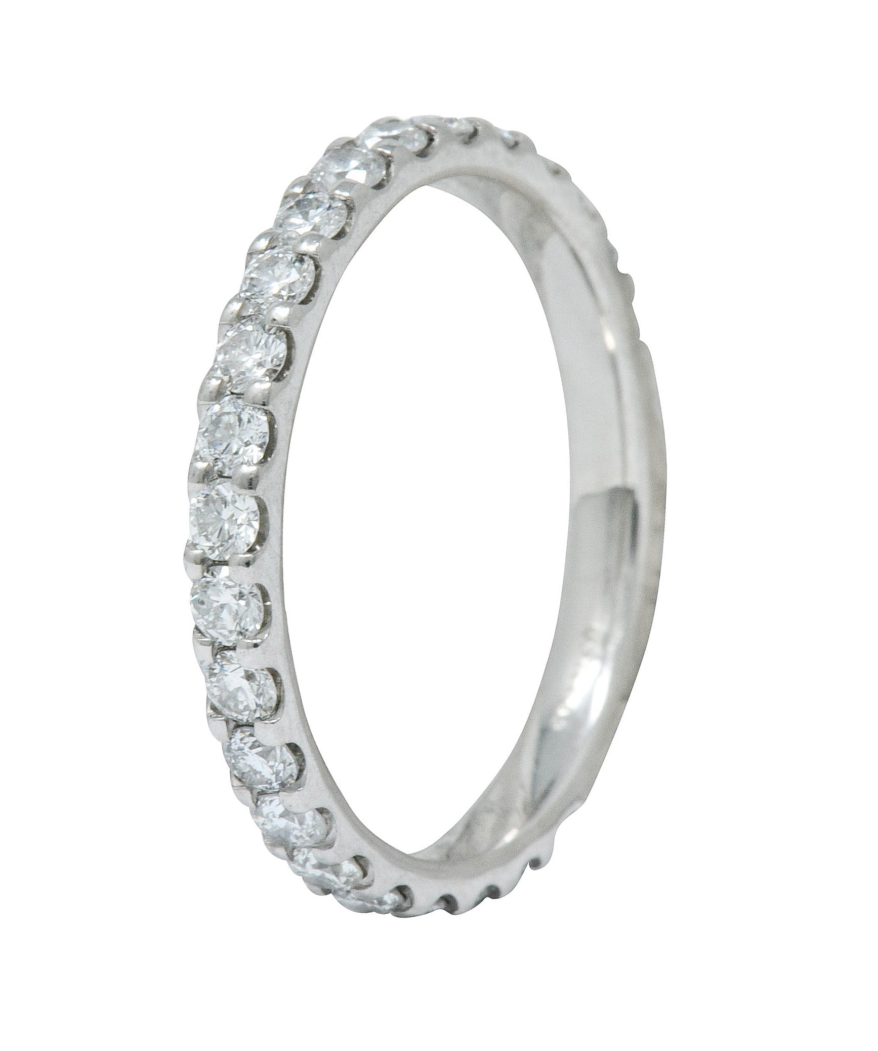 Contemporary .75 CTW Diamond Platinum Anniversary Band RingRing - Wilson's Estate Jewelry