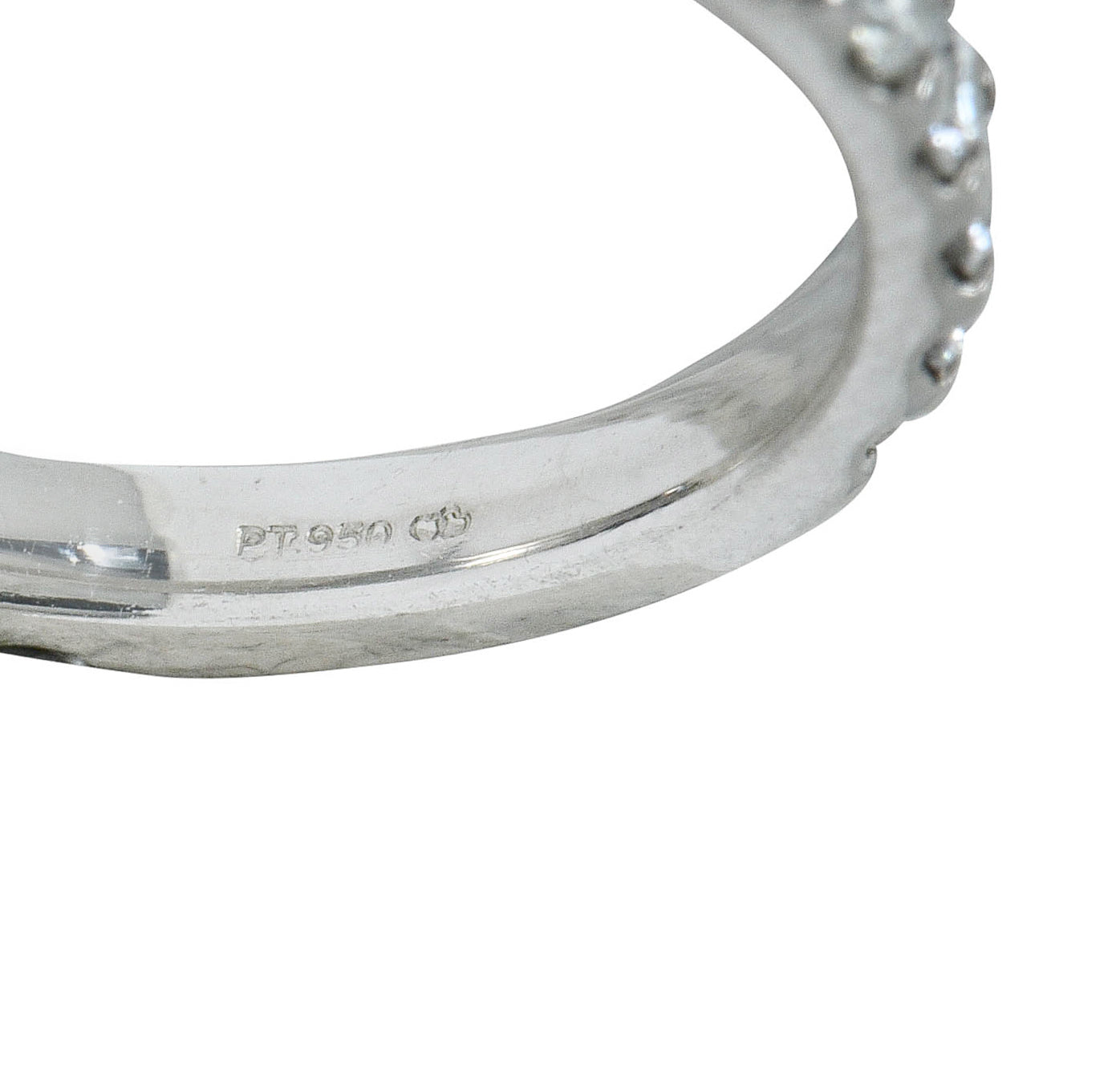 Contemporary .75 CTW Diamond Platinum Anniversary Band RingRing - Wilson's Estate Jewelry