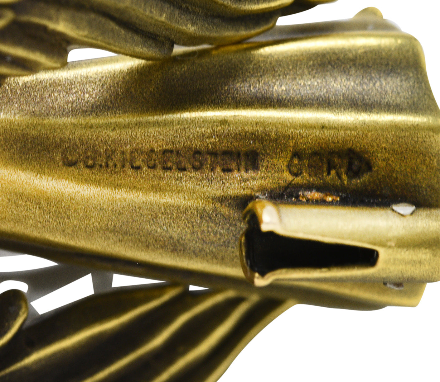 Kieselstein-Cord 1995 18 Karat Yellow Gold Articulated Winged Angel Vintage Pendant Brooch Wilson's Estate Jewelry