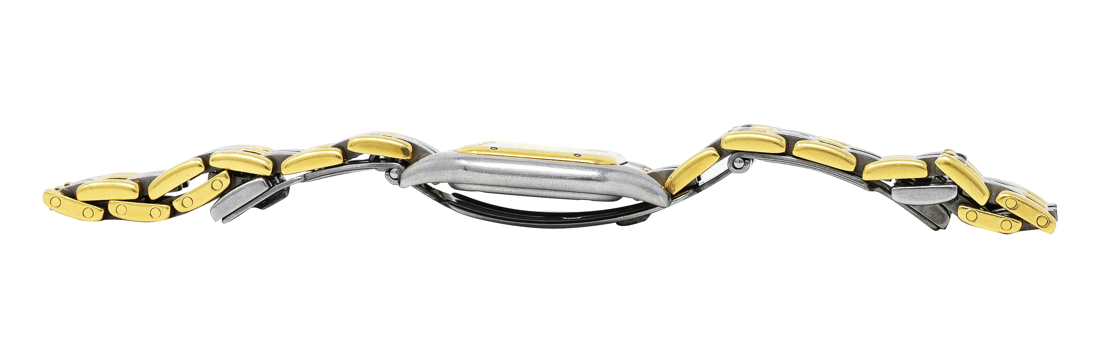Cartier 18 Karat Gold Stainless Steel Panthere De Cartier Watch BraceletWatches - Wilson's Estate Jewelry