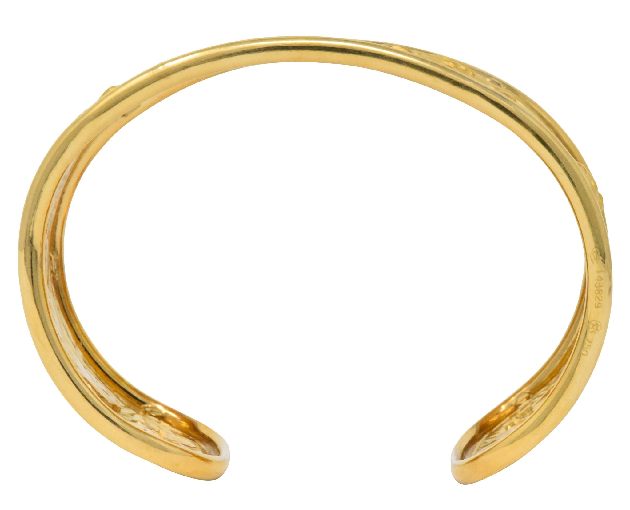Carrera y Carrera 18 Karat Gold Ecuestre Horse Cuff Bracelet - Wilson's Estate Jewelry