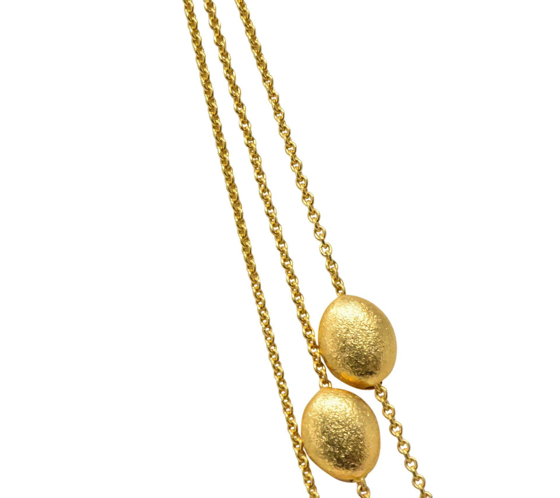 Marco Bicego 18 Karat Gold Multi-Strand Confetti Oro Necklace - Wilson's Estate Jewelry