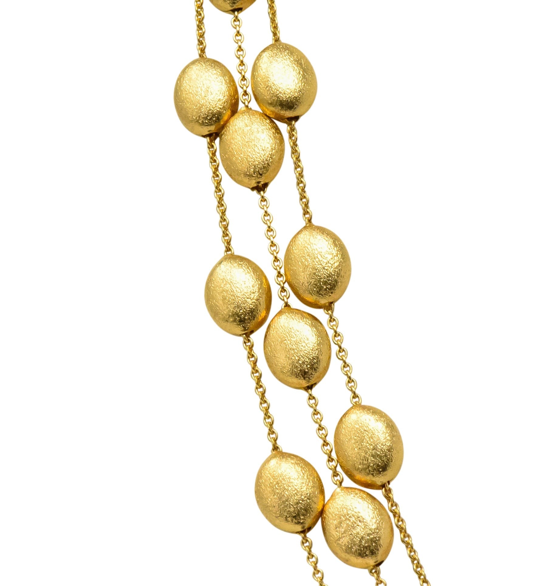 Marco Bicego 18 Karat Gold Multi-Strand Confetti Oro Necklace - Wilson's Estate Jewelry
