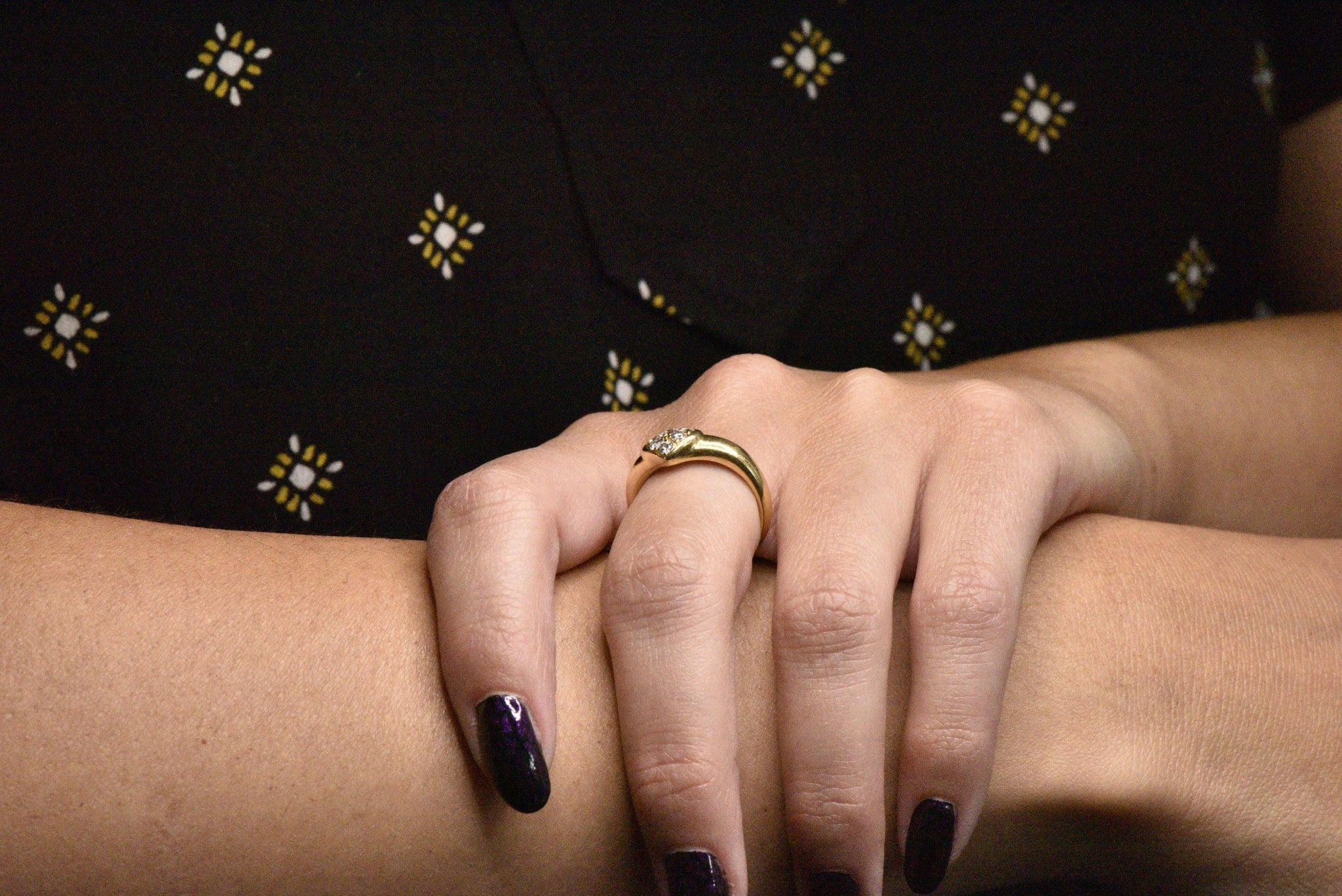 Tiffany & Co. 0.25 CTW Diamond And 18 Karat Gold Heart Ring Wilson's Estate Jewelry