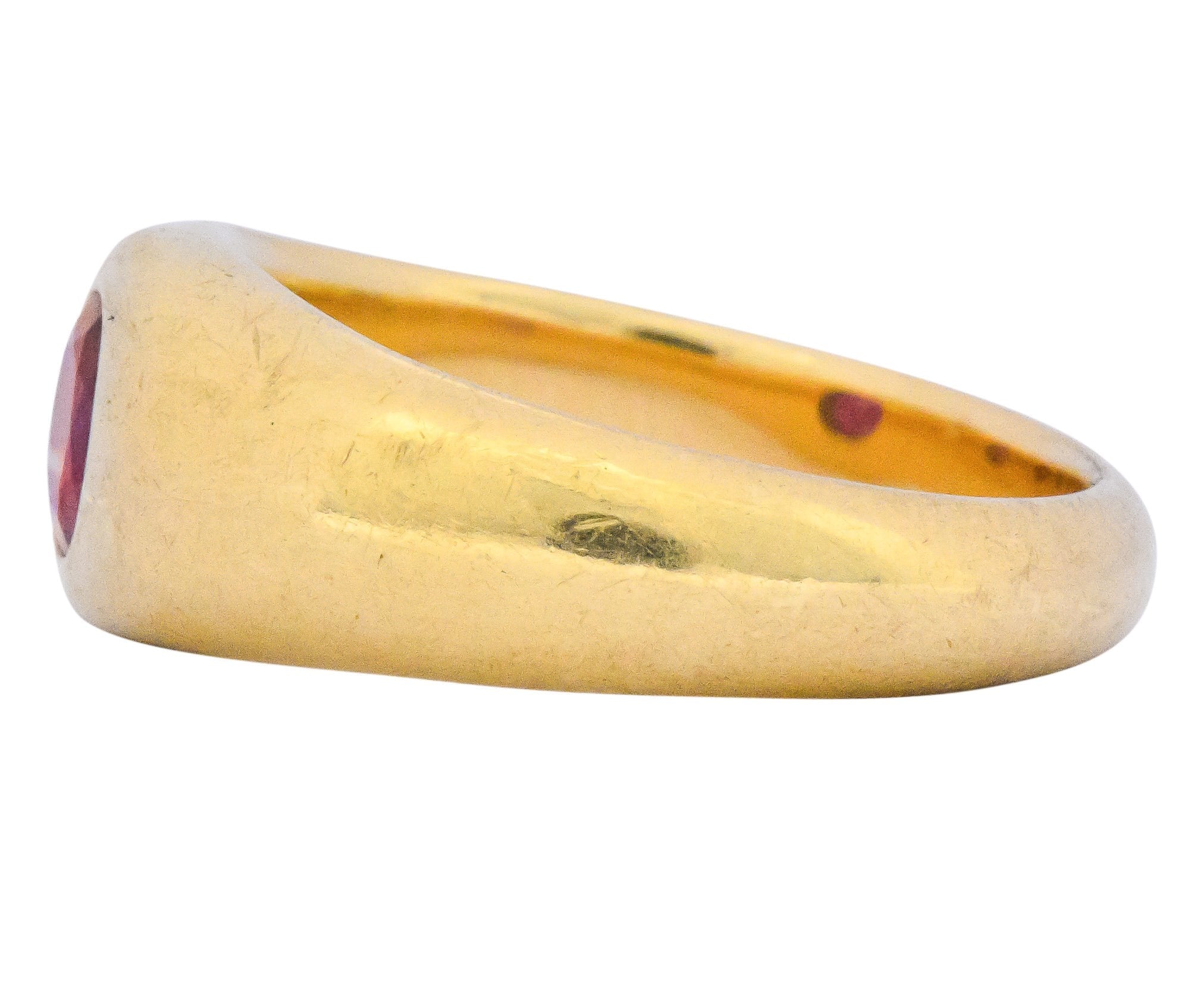 Tiffany & Co. Victorian 0.95 CTW Ruby 18 Karat Gold Unisex Ring Wilson's Estate Jewelry