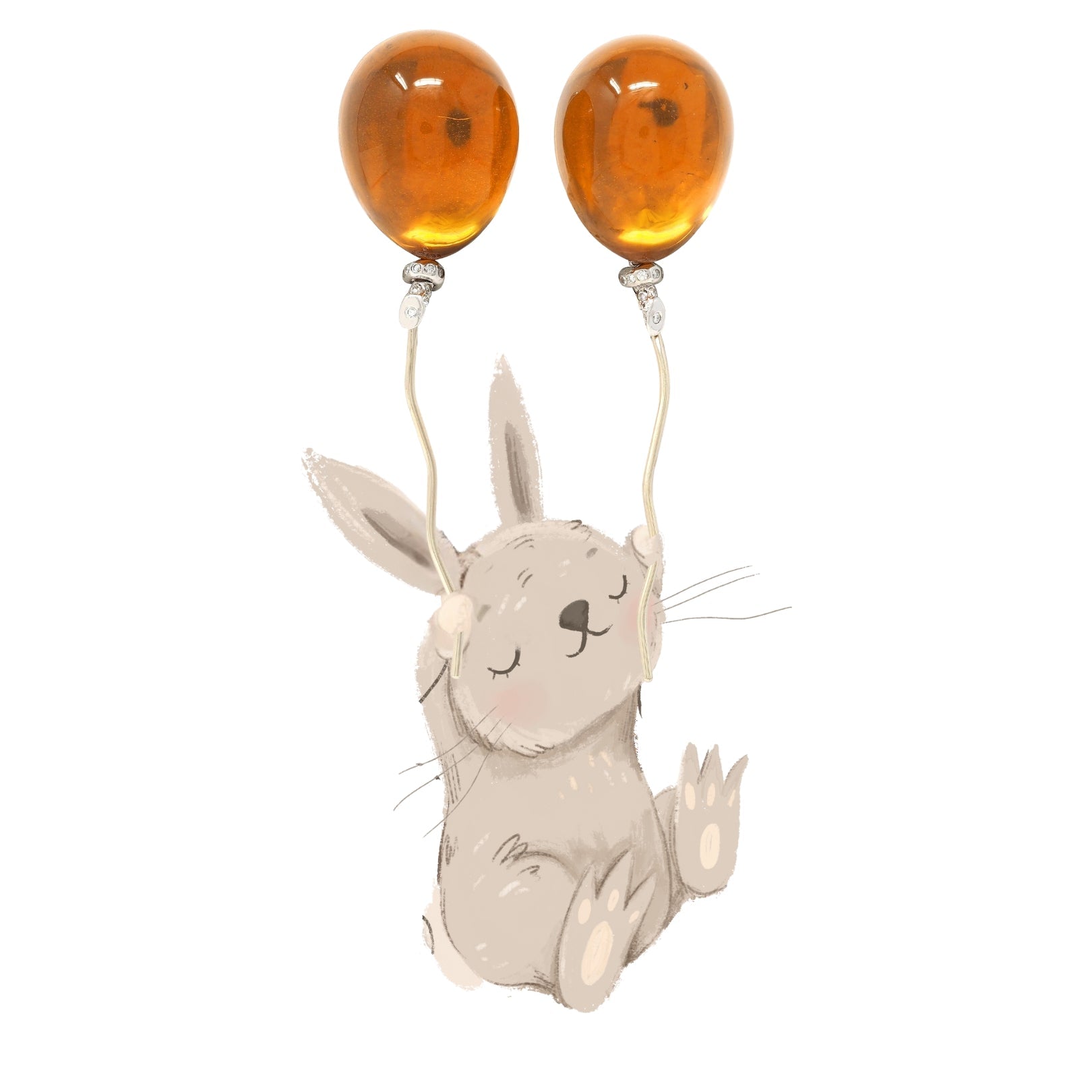 Balloon earrings