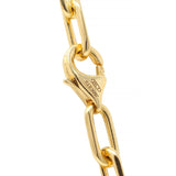 Cartier Vintage Diamond 18 Karat Yellow Gold Hanging Panthere Pendant Necklace