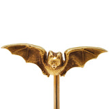 Riker Brothers Art Nouveau 14 Karat Yellow Gold Antique Bat Stickpin