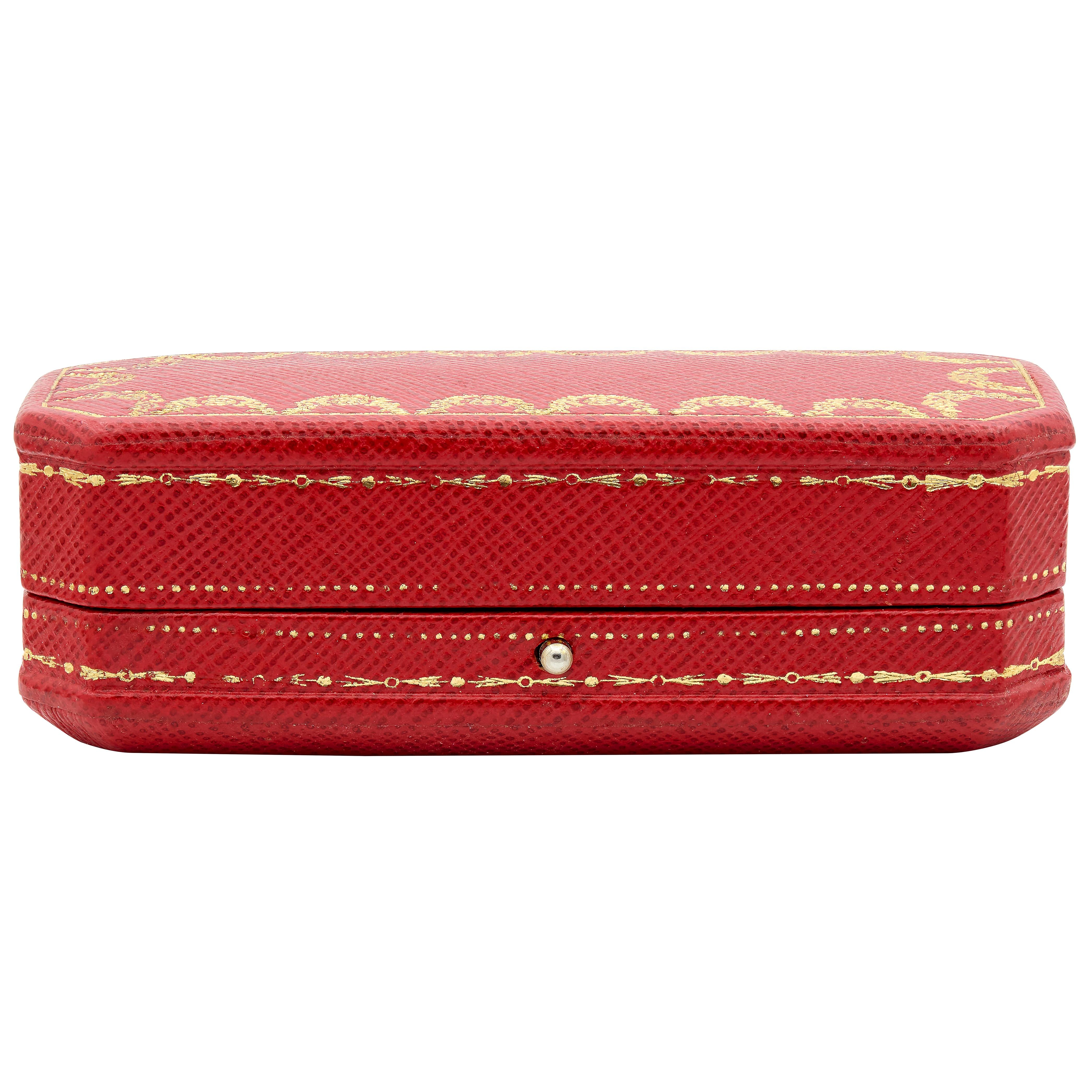 Cartier Emerald Onyx 18 Karat Yellow Gold Panther Stickpin