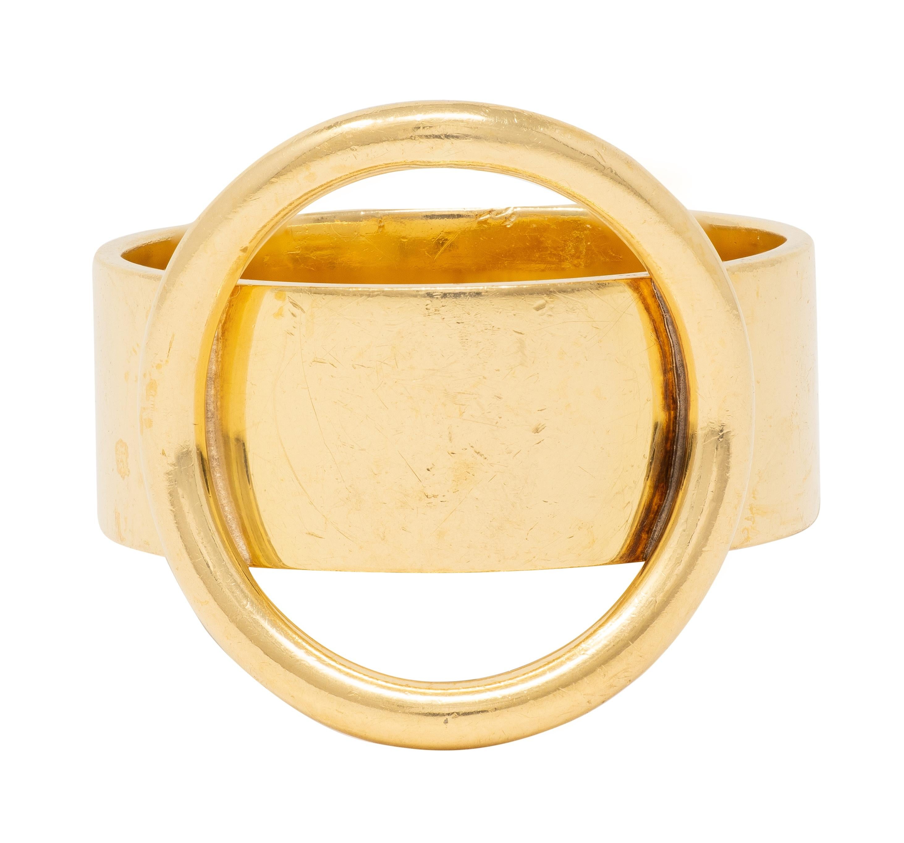 Cartier Dinh Van 1970's 18 Karat Yellow Gold Vintage Circle Band Ring