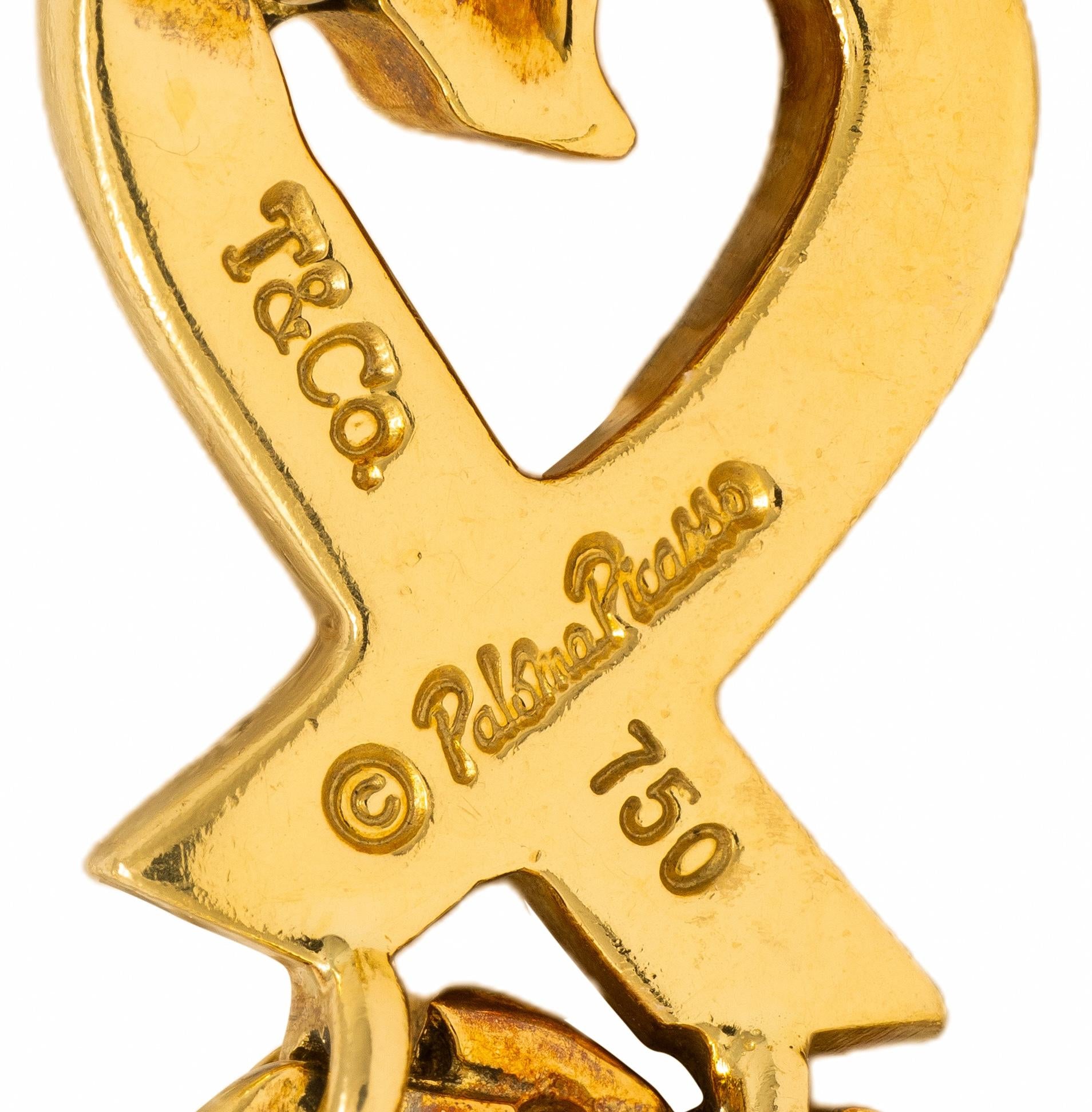 Paloma Picasso Tiffany & Co. 18K Yellow Gold Vintage Loving Hearts Bracelet