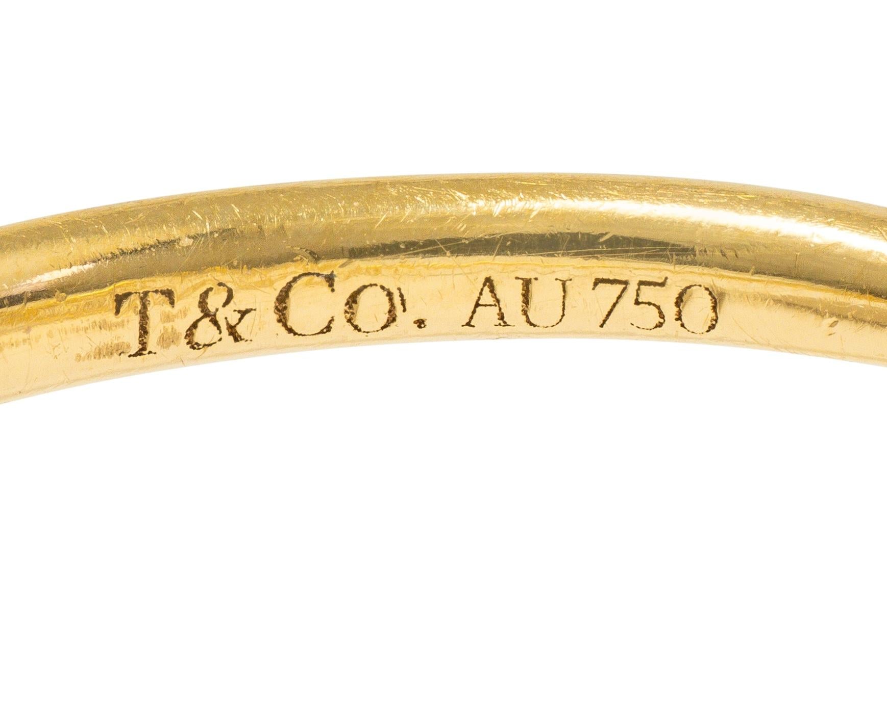 Tiffany & Co. Paloma Picasso Contemporary 18 Karat Yellow Gold Love Band Ring